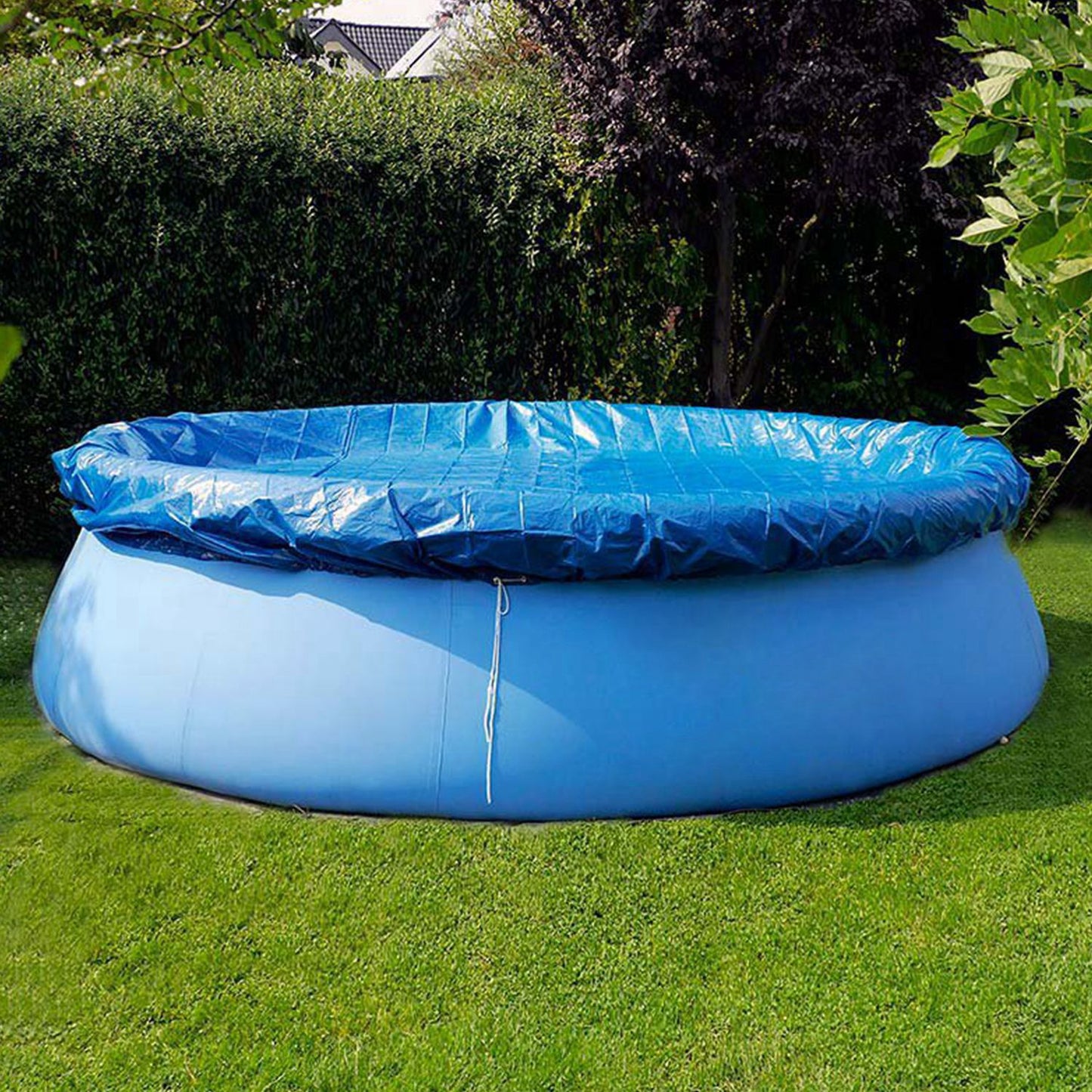 10ft Swimming Pool Cover Protector Dustproof Waterproof Paddling Pool Cover