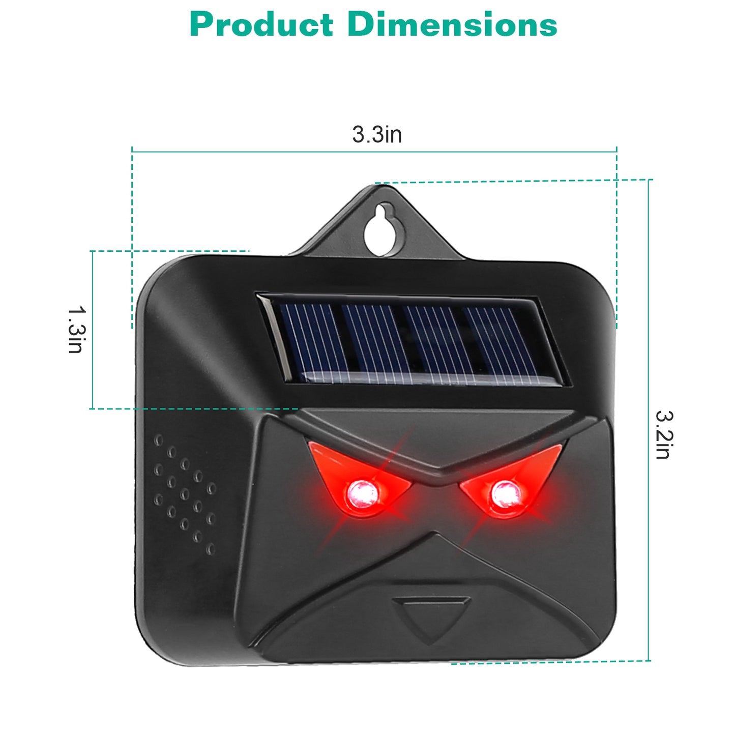 4Pcs Solar Predator Control Light Coyote Deterrent Deer Bird Repeller Lamp Animal Repellent for Garden Farm