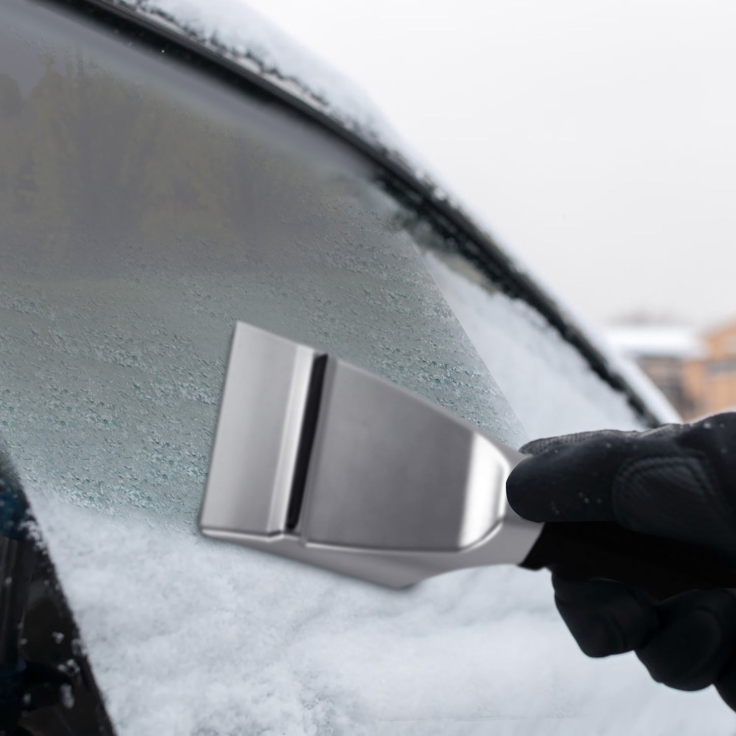 12V Car Electric Heated Ice Snow Scraper Window Ice Remover