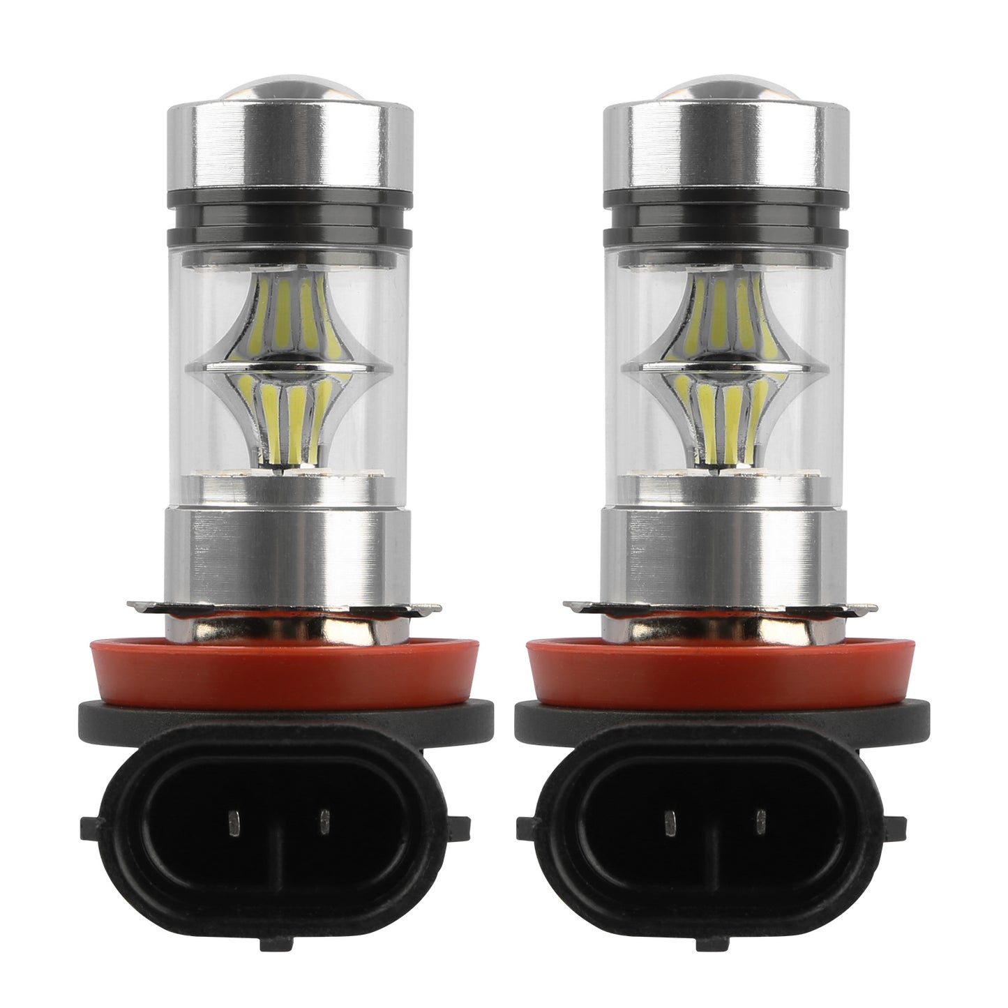 2PCS 1000lm 100W H8/H9/H11 LED Fog DRL Light Bulb IP65 Water-Resistant