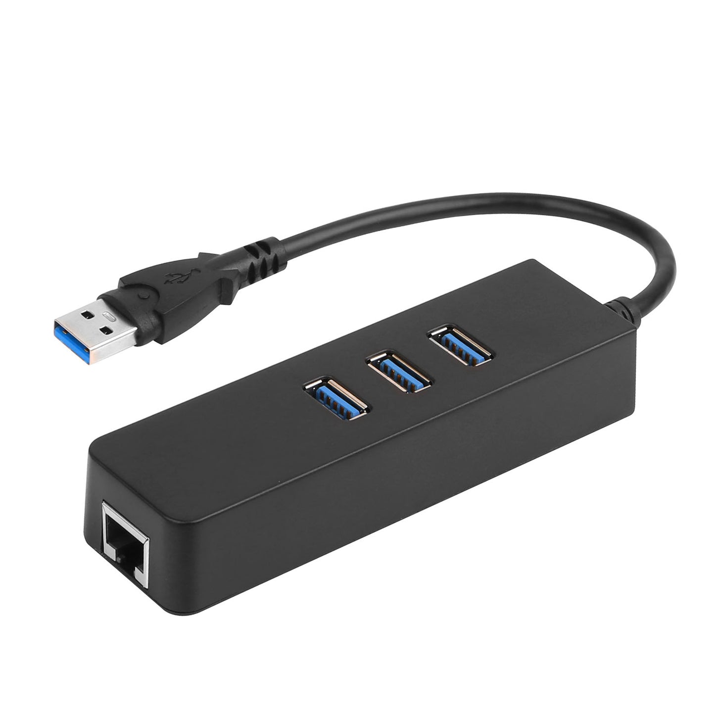 3 Ports USB 3.0 Hub Gigabit Ethernet Adapter 10/100/1000 Mbps Converter