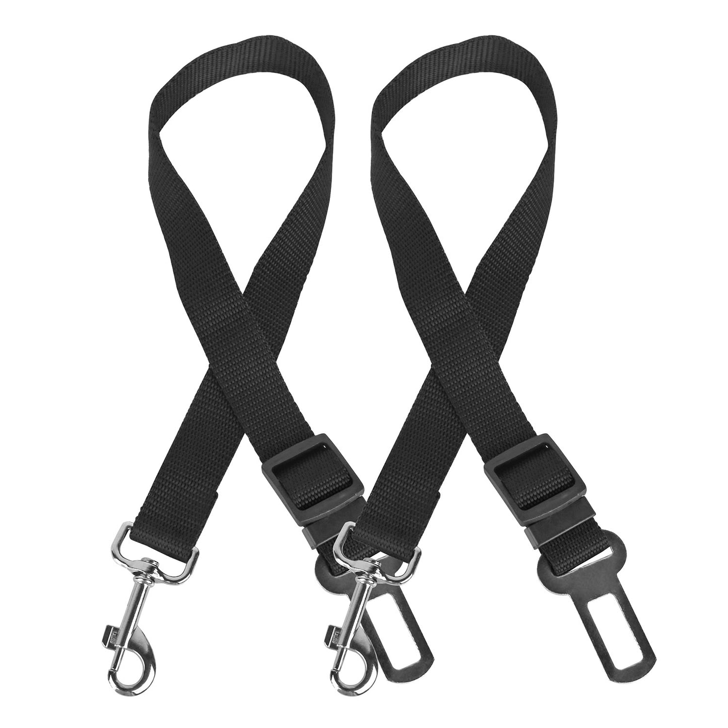 2Pcs Pet Dog Seat Belt Leash Adjustable Pet Dog Cat Safety Leads Harness
