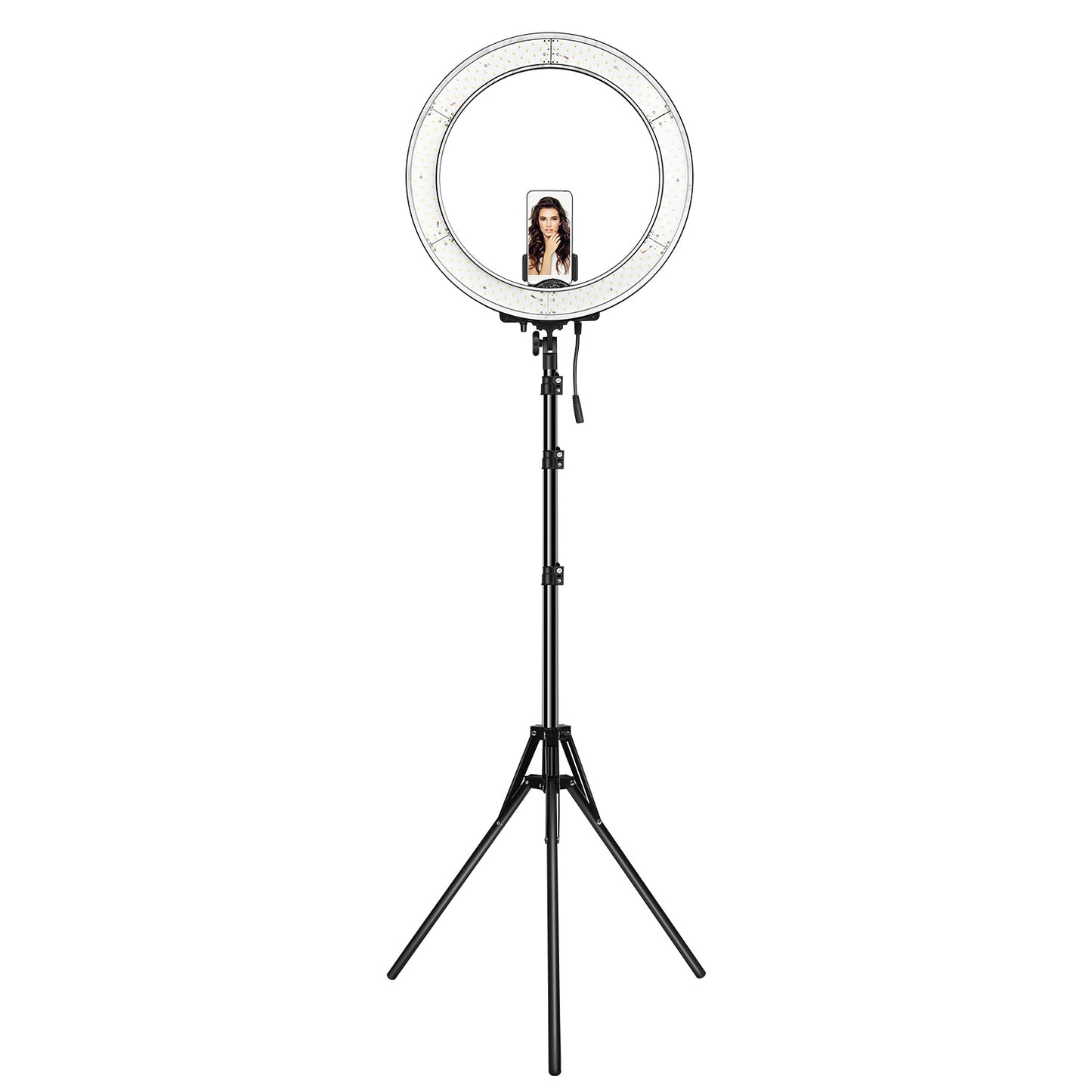 18" LED Ring Light 55W 3200K-5600K Dimmable Selfie Ring Light