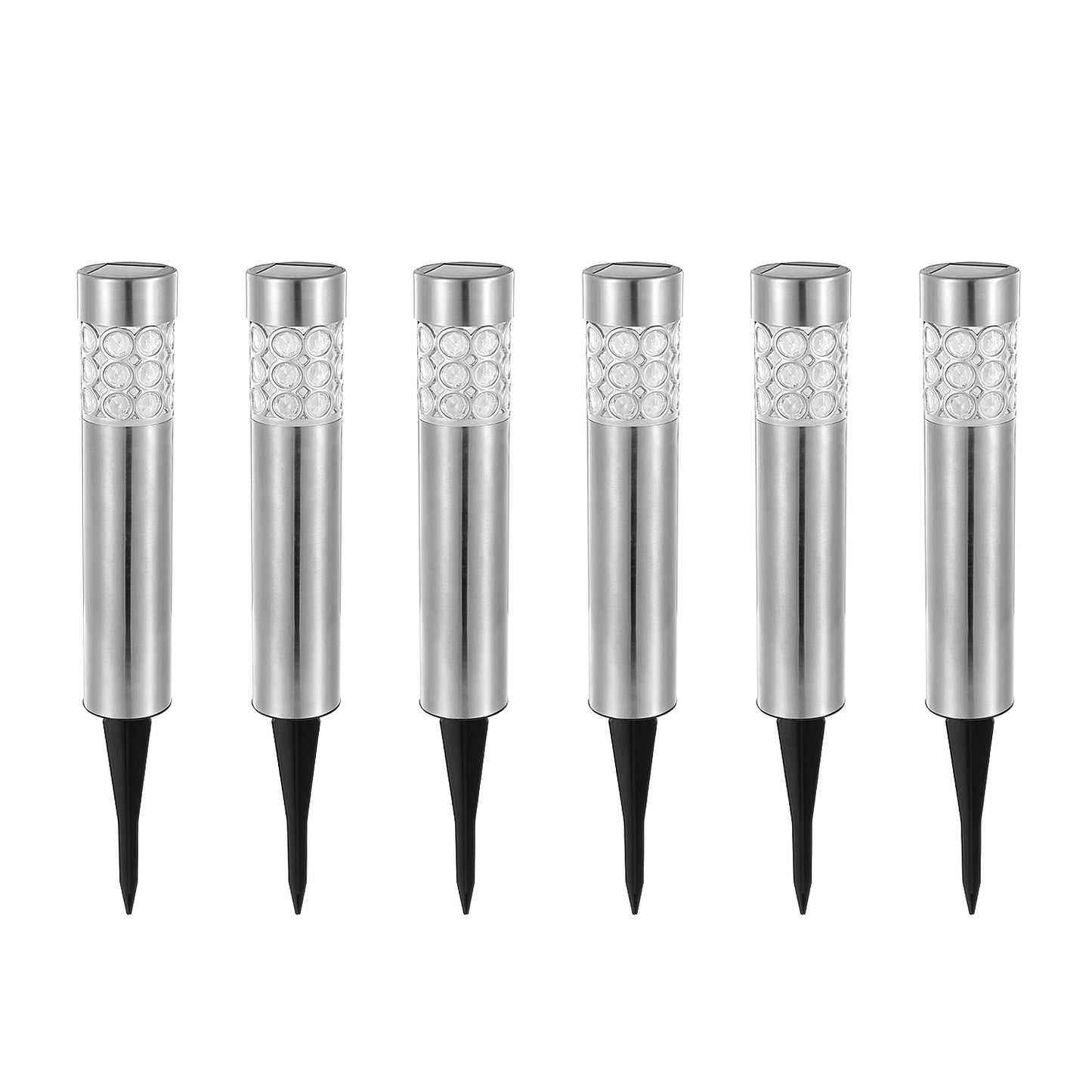 6 Pack Outdoor Solar Light IP44 Waterproof RGB Garden Lamp