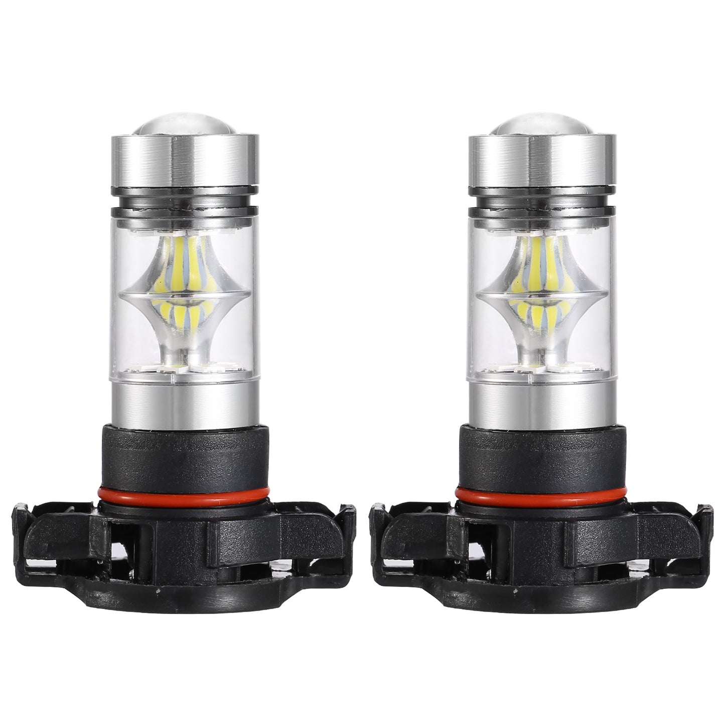 2PCS 1100LM 100W 5202 H16 LED Fog DRL Light Bulb