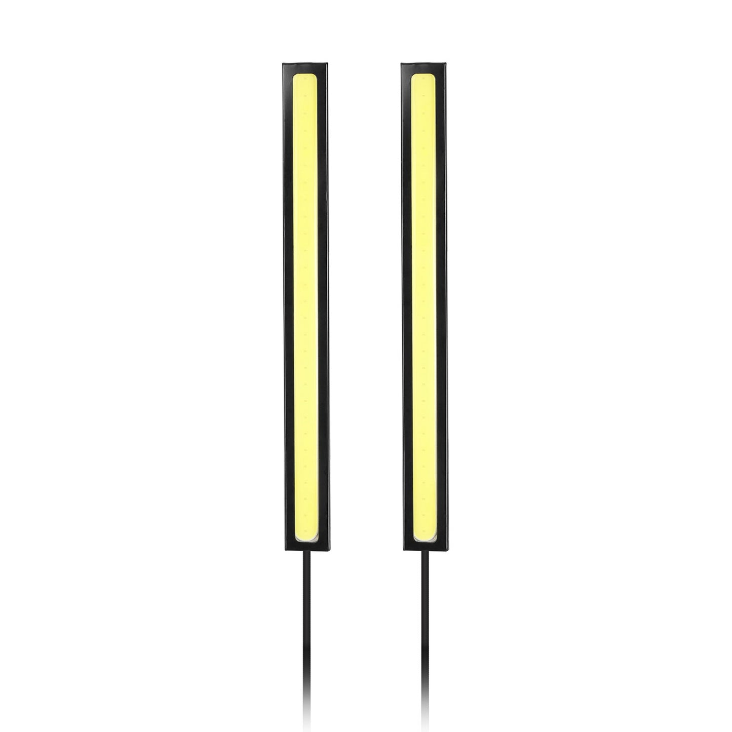 2Pcs LED Daytime Running Lights Car LED COB DRL Fog Lights IP45 Waterproof