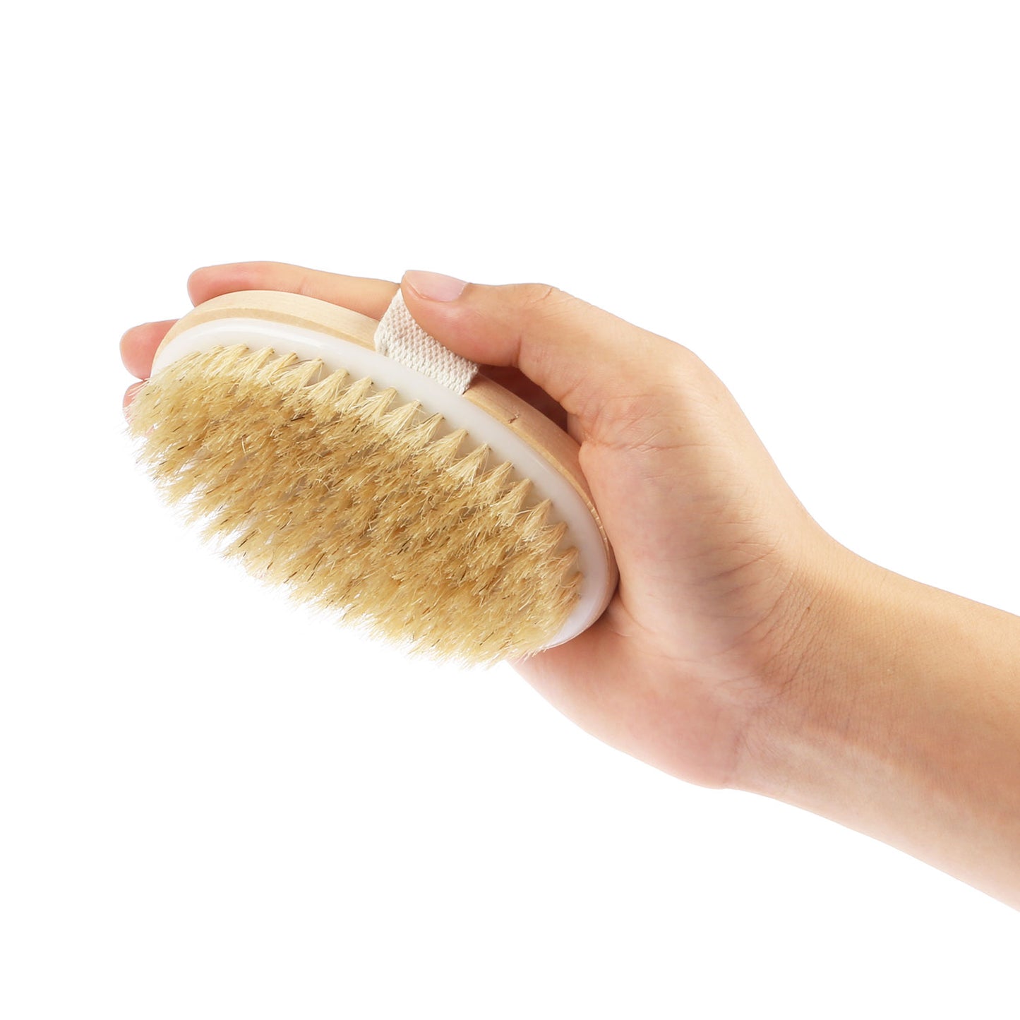 Bath Brush 15in Shower Body Back Scrubber with Long Handle Detachable Brush