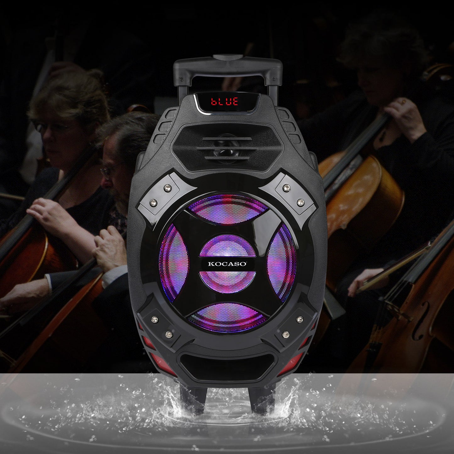 Colorful LED Portable Wireless Party Speaker