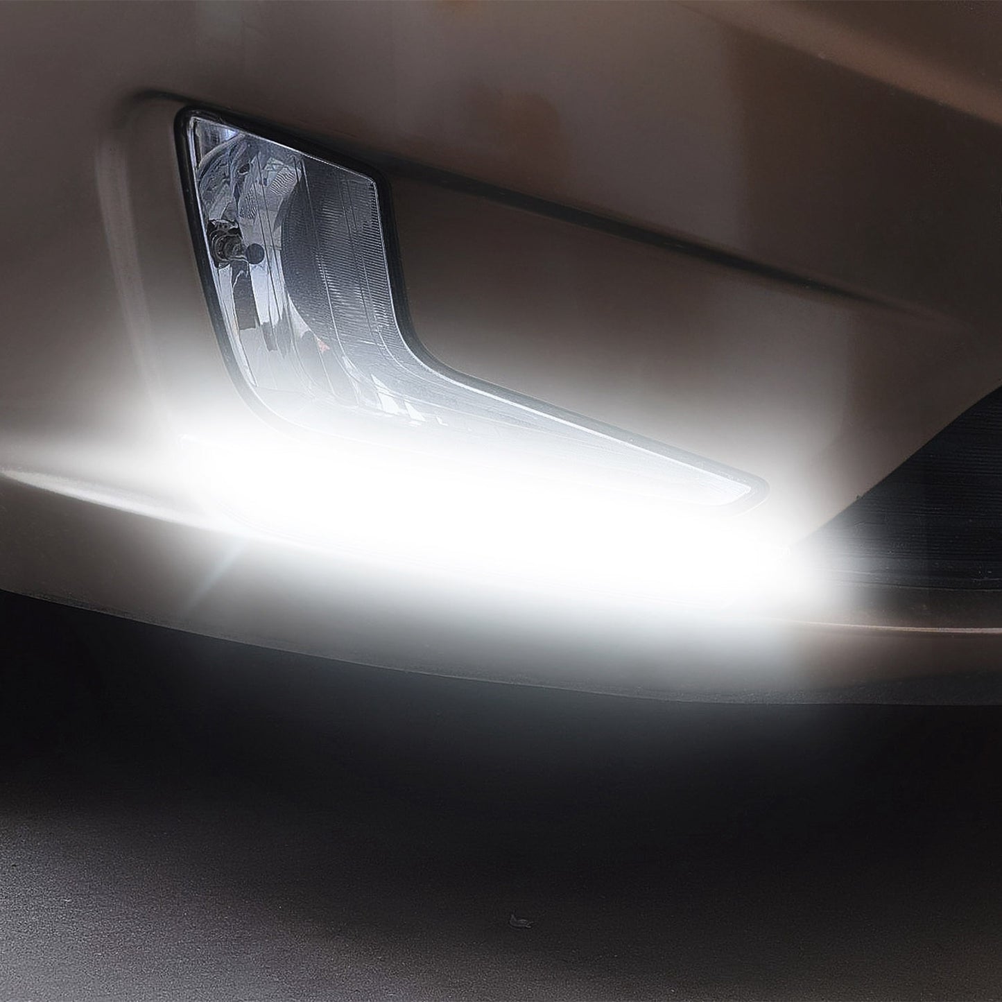 2Pcs LED Daytime Running Lights Car LED COB DRL Fog Lights IP45 Waterproof