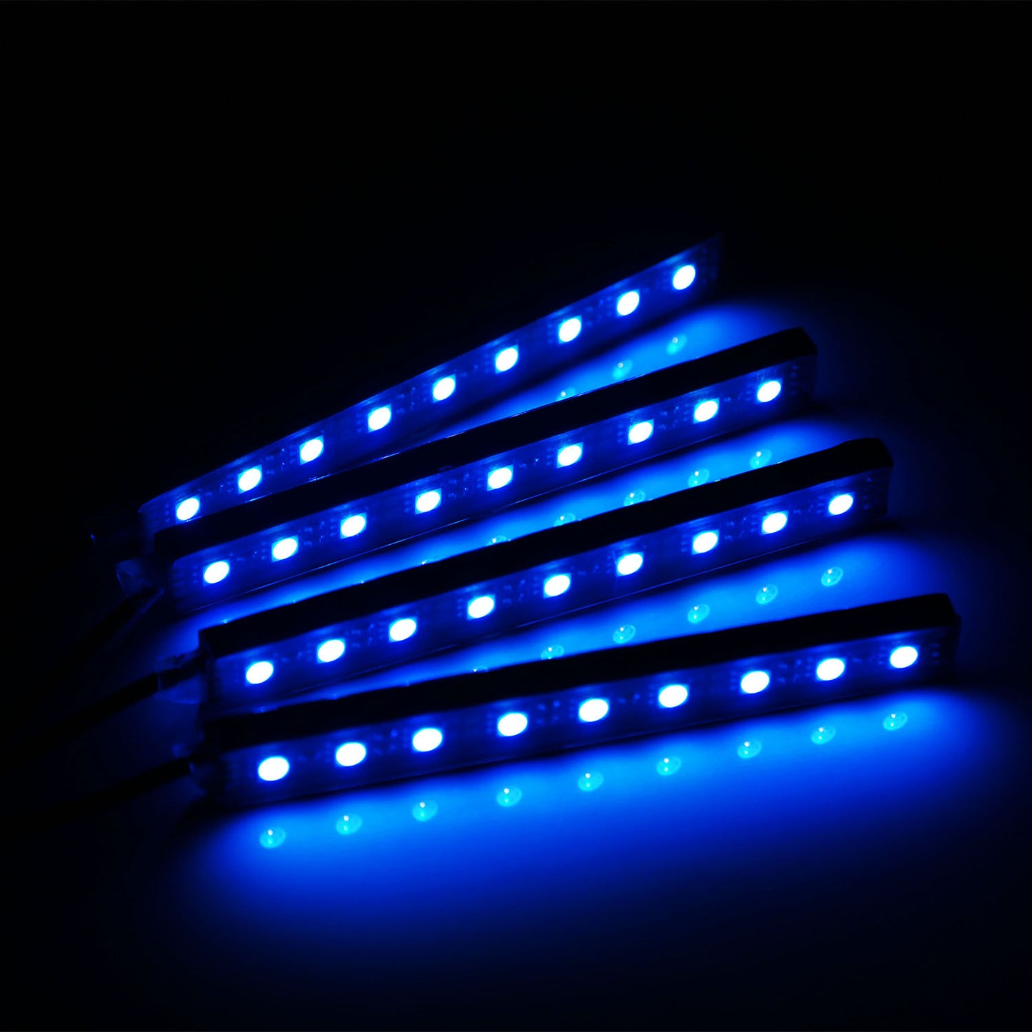 4PCS 36LEDs 12V Car Atmosphere Light Strip IP65 Colorful RGB LED Neon Lights