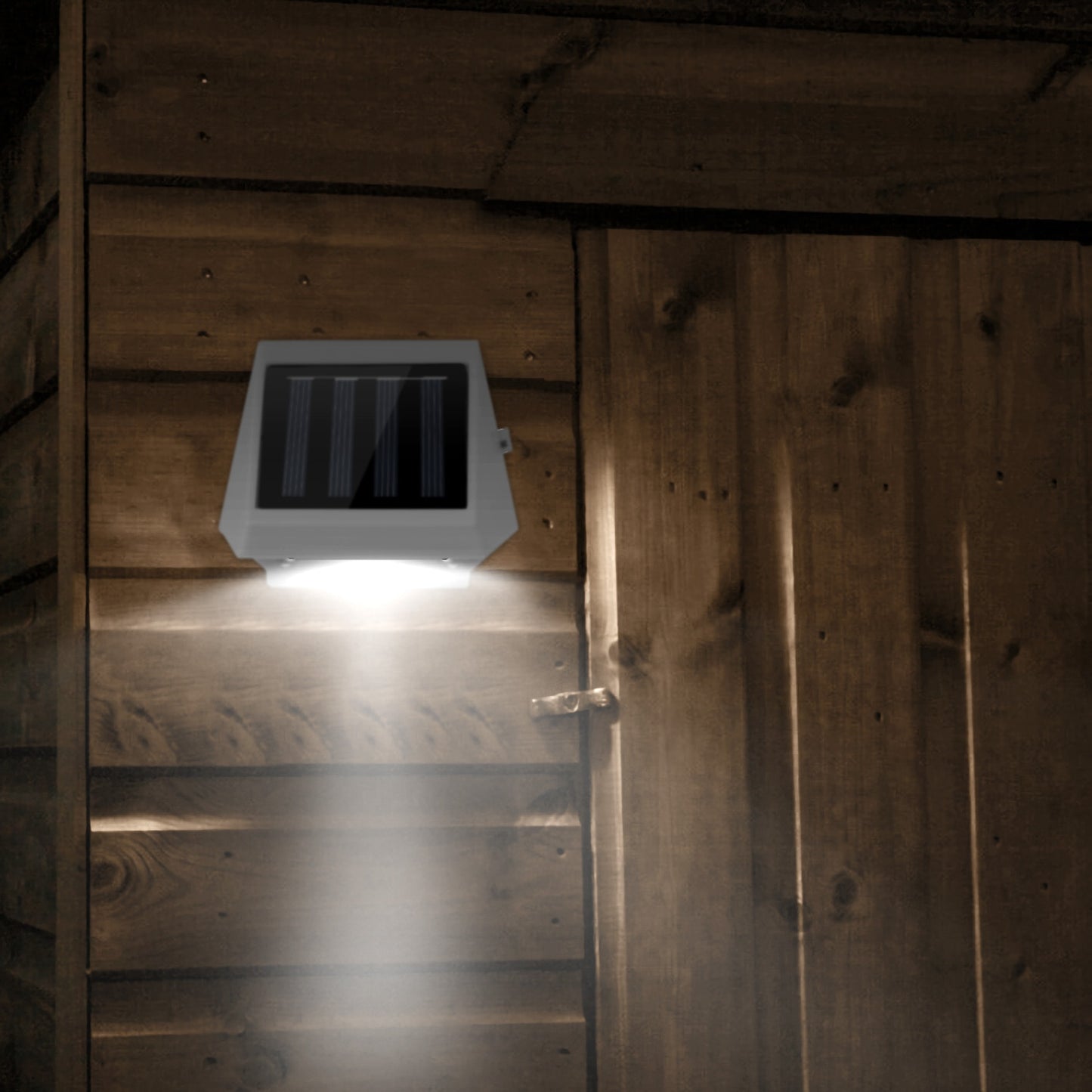 LED Solar Powered Stair Lights Dusk-To-Dawn Waterproof Garden Pathway