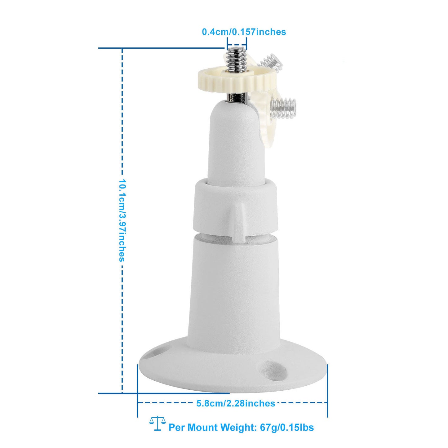 3 Packs Security Camera Wall Mount for Arlo 360 Degree Adjustable Camera Holder