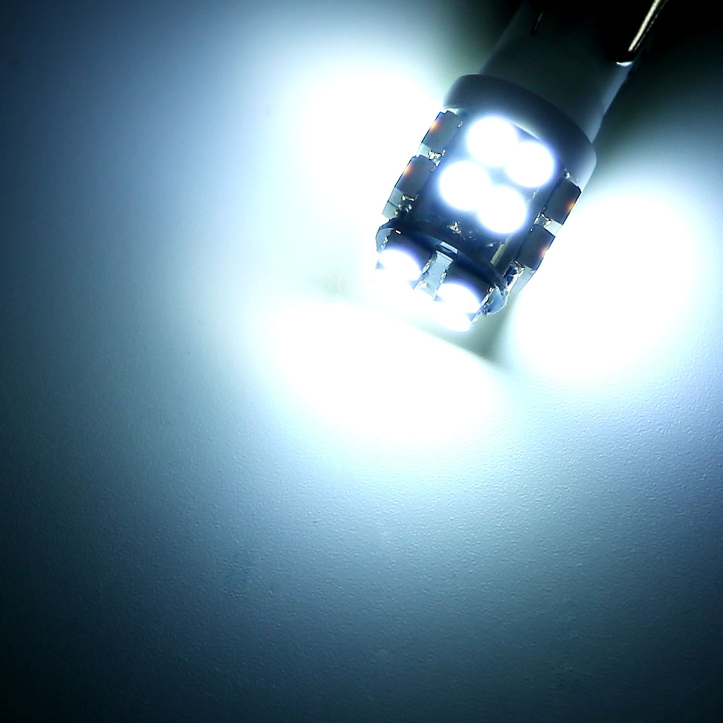 10Pcs 12V T10 LED Light Bulb Wedge Base Interior Dome Map LED Lights
