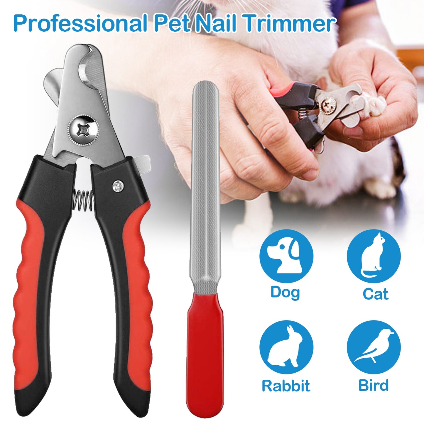 Dog Nail Clippers Professional Pet Nail Trimmer for Pet Claw Grooming