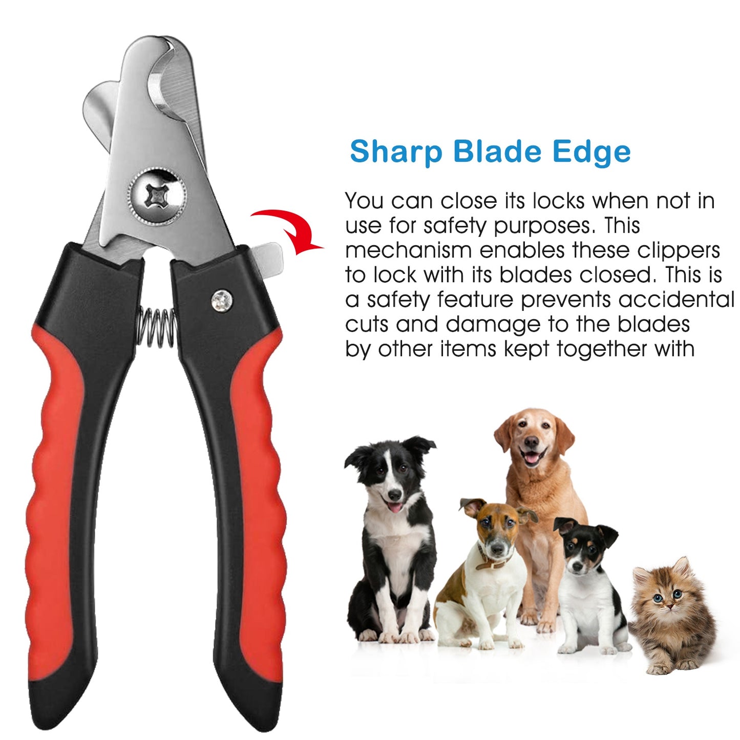 Dog Nail Clippers Professional Pet Nail Trimmer for Pet Claw Grooming