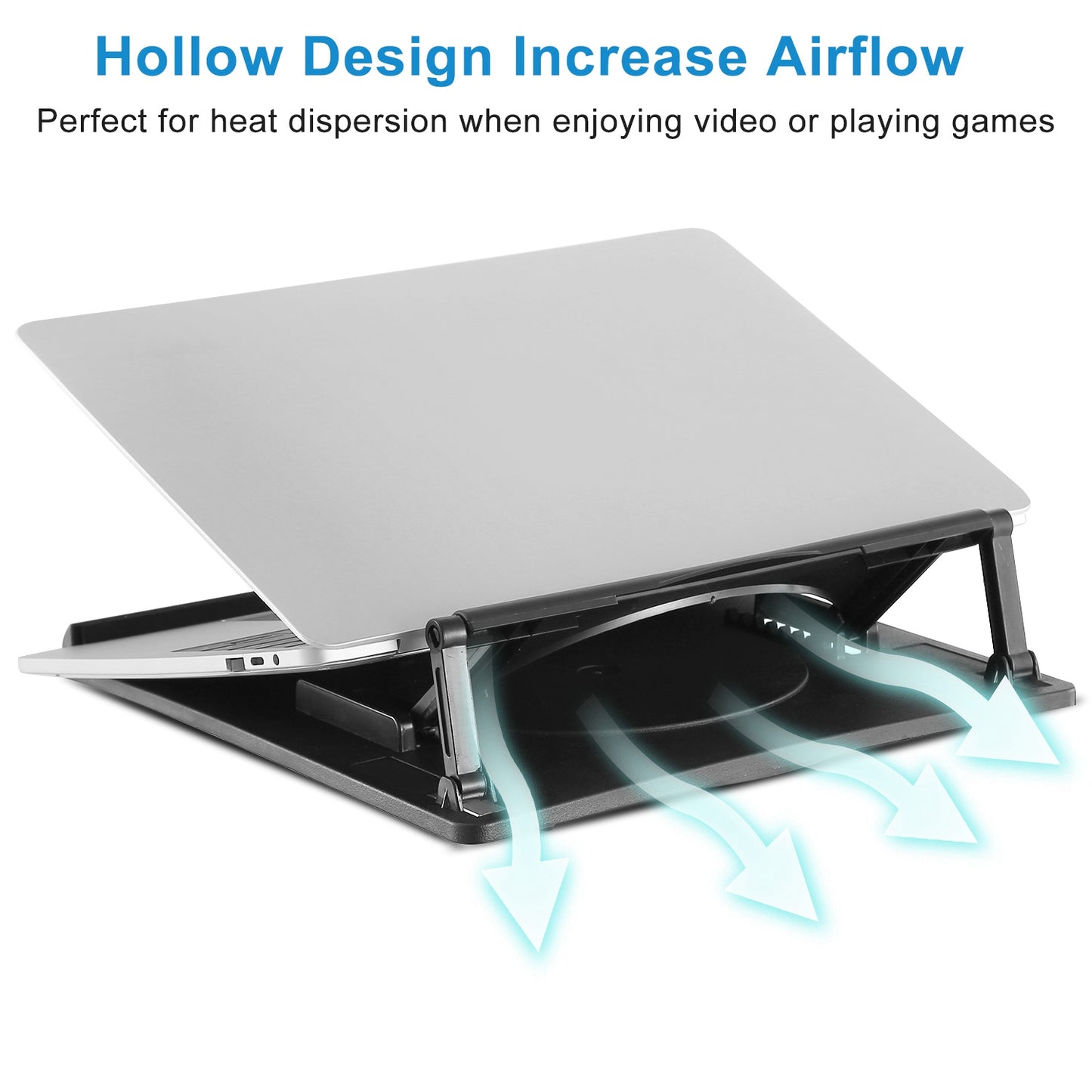 Portable Laptop Stand 7 Adjustable Heights Ventilated Notebook Holder