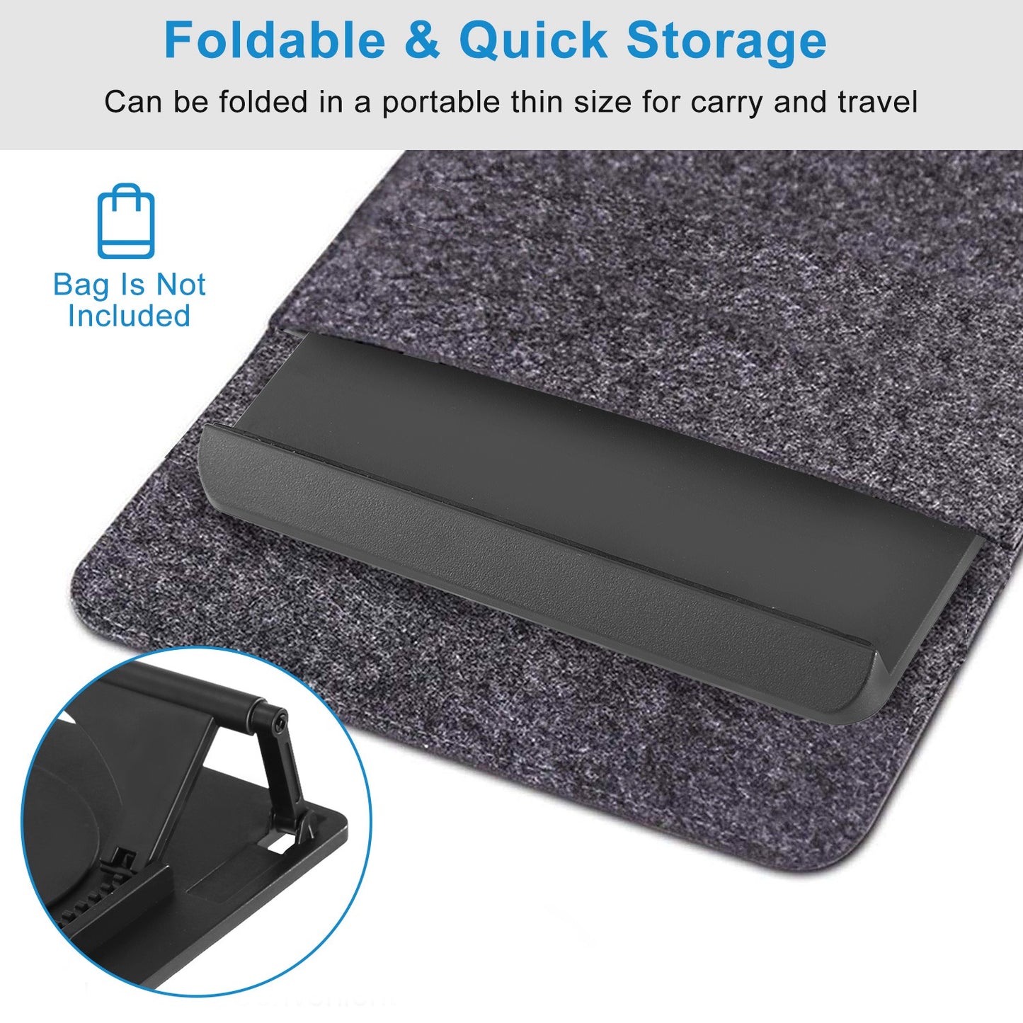 Portable Laptop Stand 7 Adjustable Heights Ventilated Notebook Holder