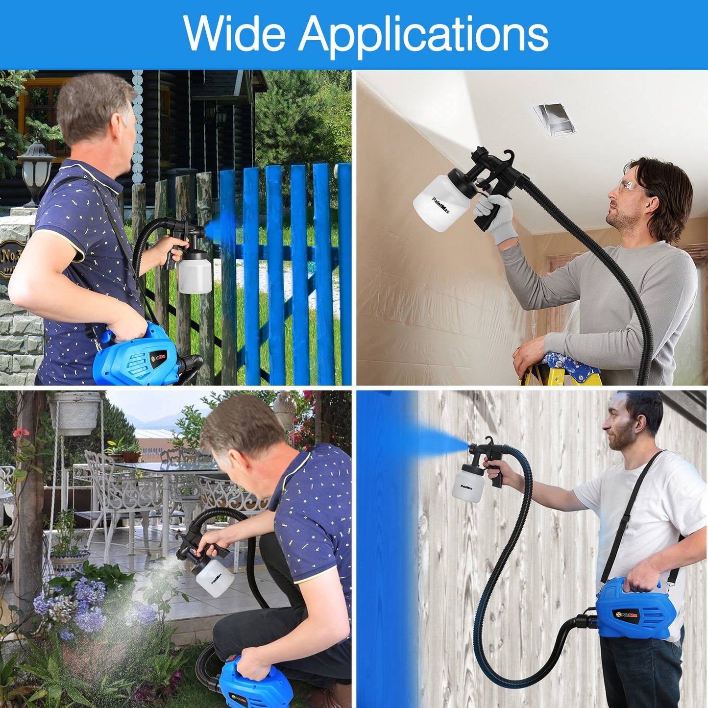 800ML Paint Spray Painter 650W Paint Sprayer Machine 800ML/Min