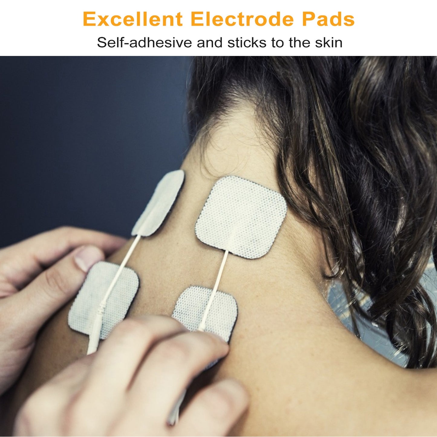 4Pcs Reusable Self Adhesive Replacement Electrode Pads