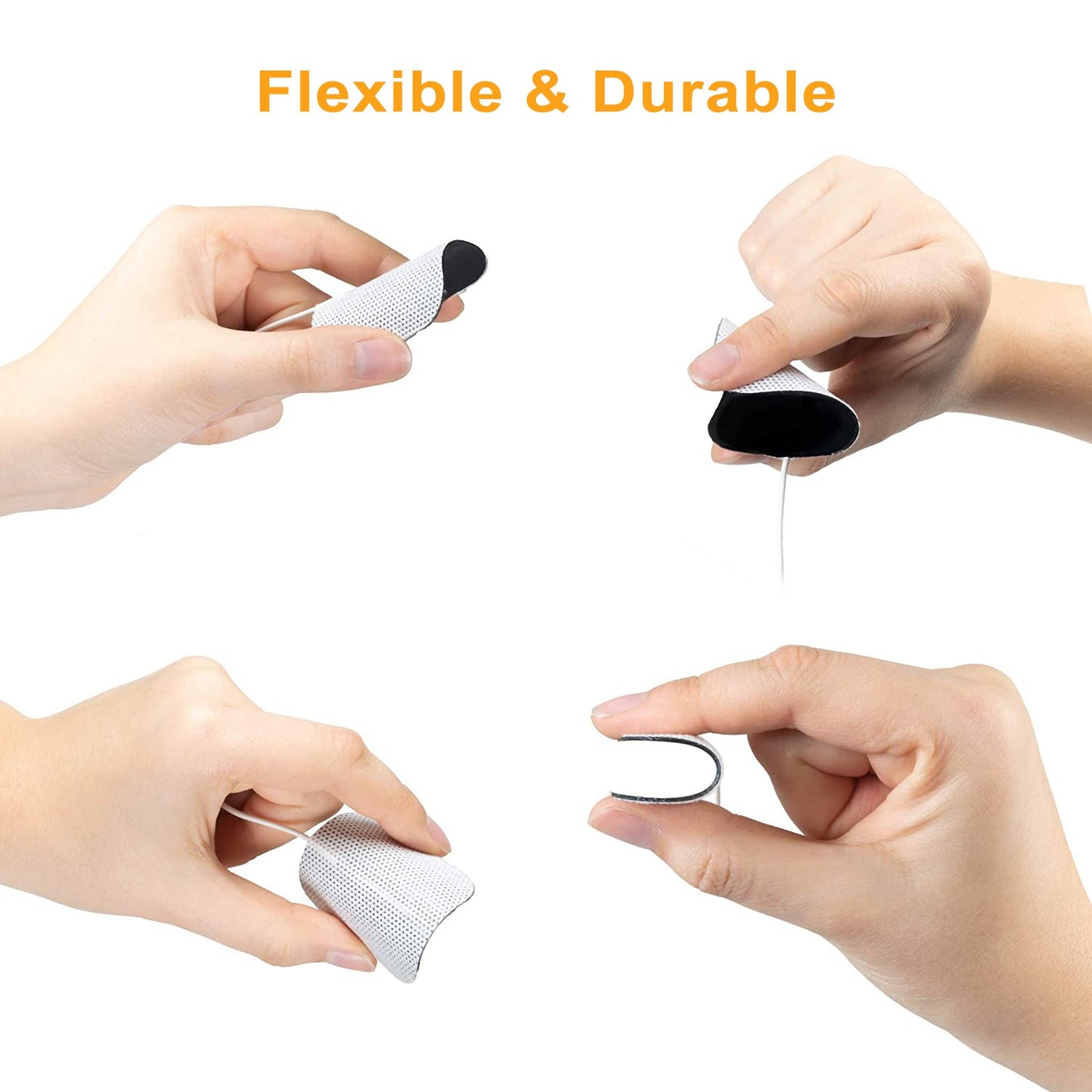 4Pcs Reusable Self Adhesive Replacement Electrode Pads