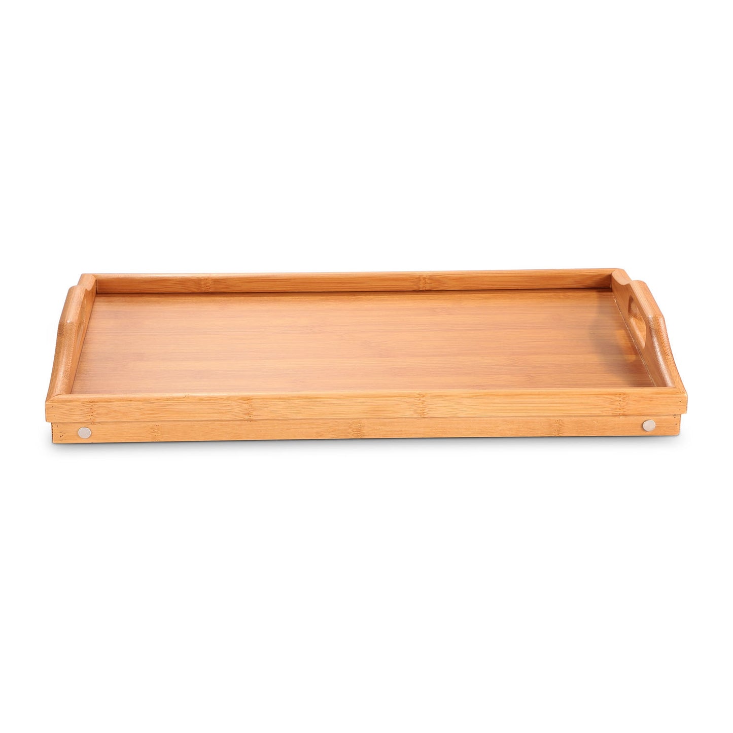 Bed Tray Table Breakfast Tray Bamboo Folding Bed Table Serving Snack Tray