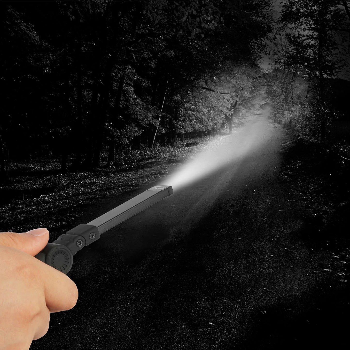 Rechargeable COB LED Slim Work Lights Folding Magnetic Flashlight