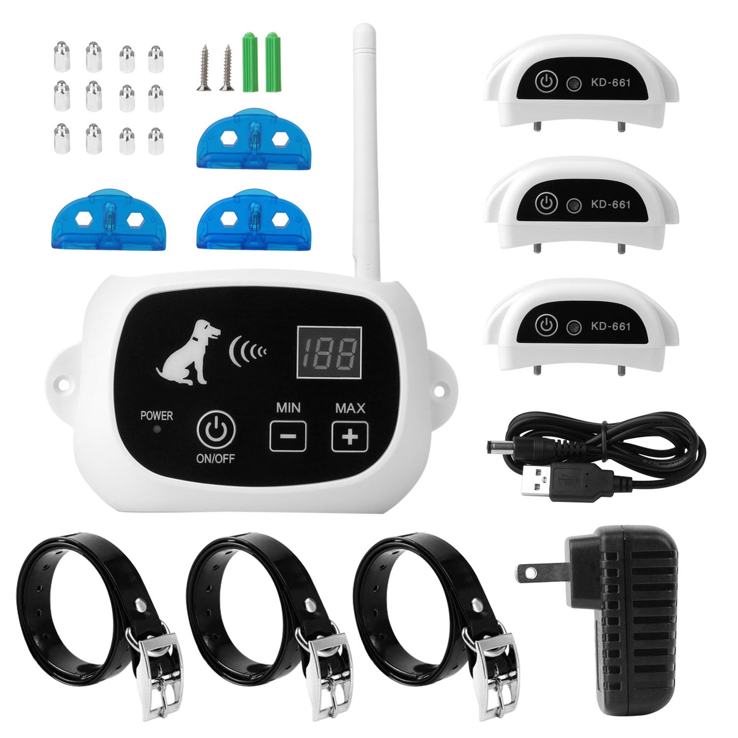 Rechargeable Wireless 1/2/3/3+ Dog Fence Training System