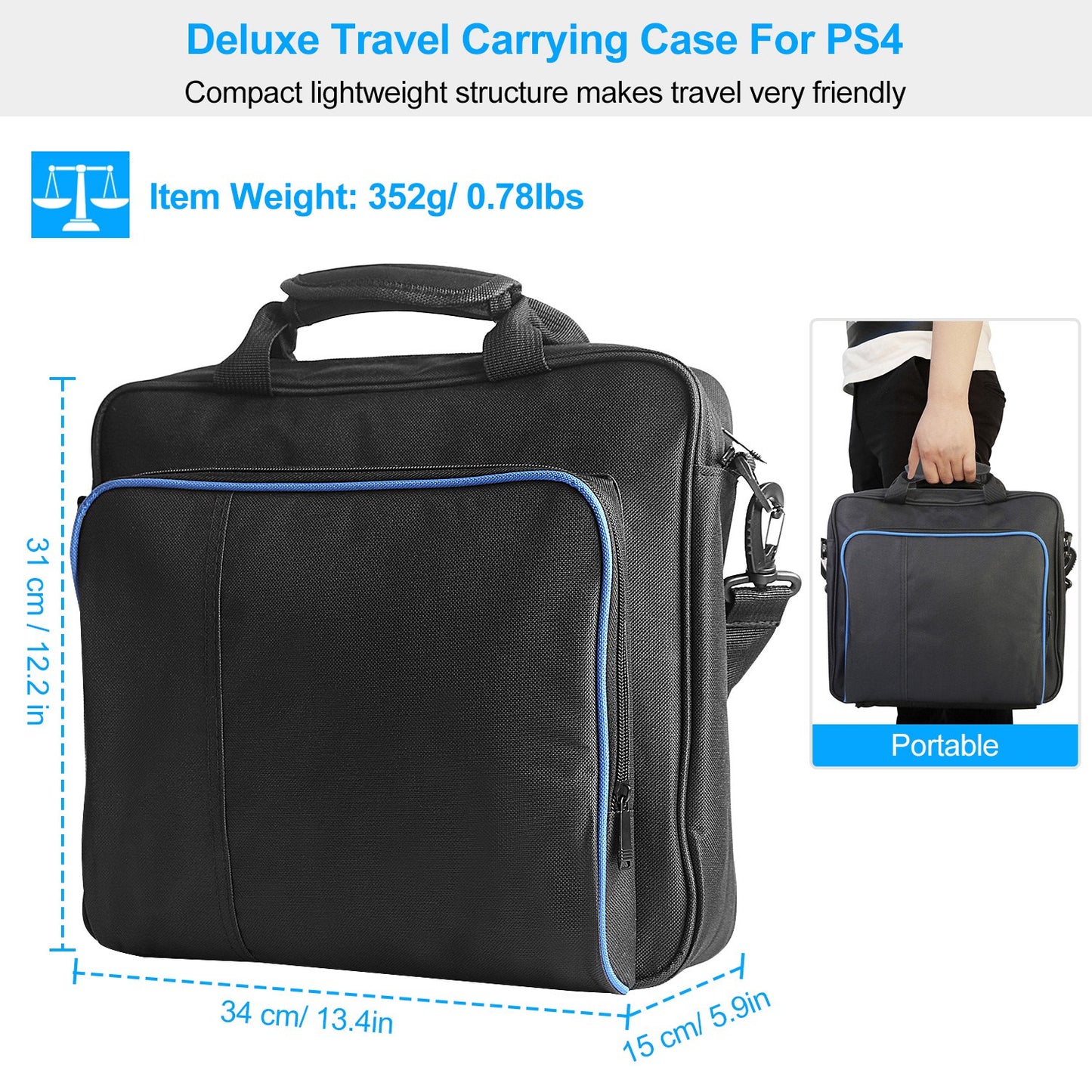 Travel Carry Case For PlayStation4 PS4 Console Accessories Handbag