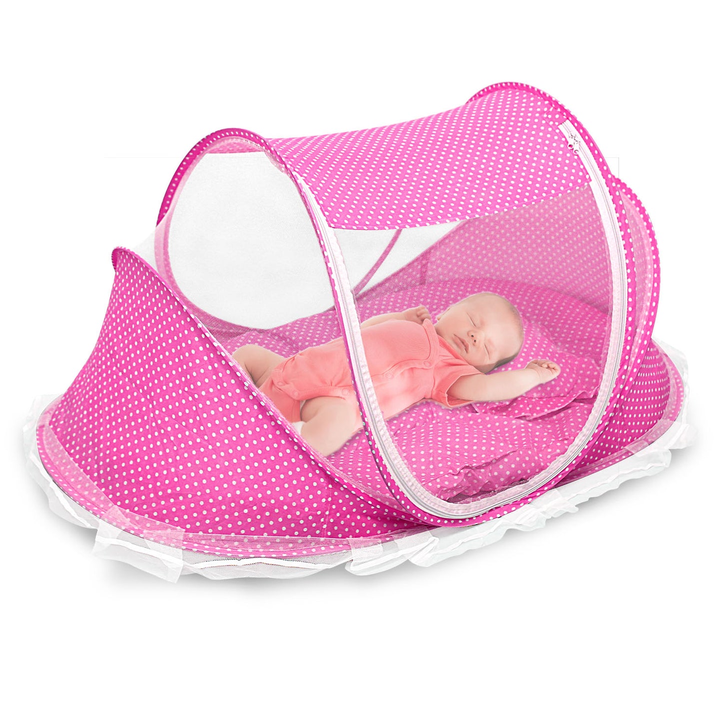 Foldable Baby Travel Bed Portable Infant Mosquito Net Tent
