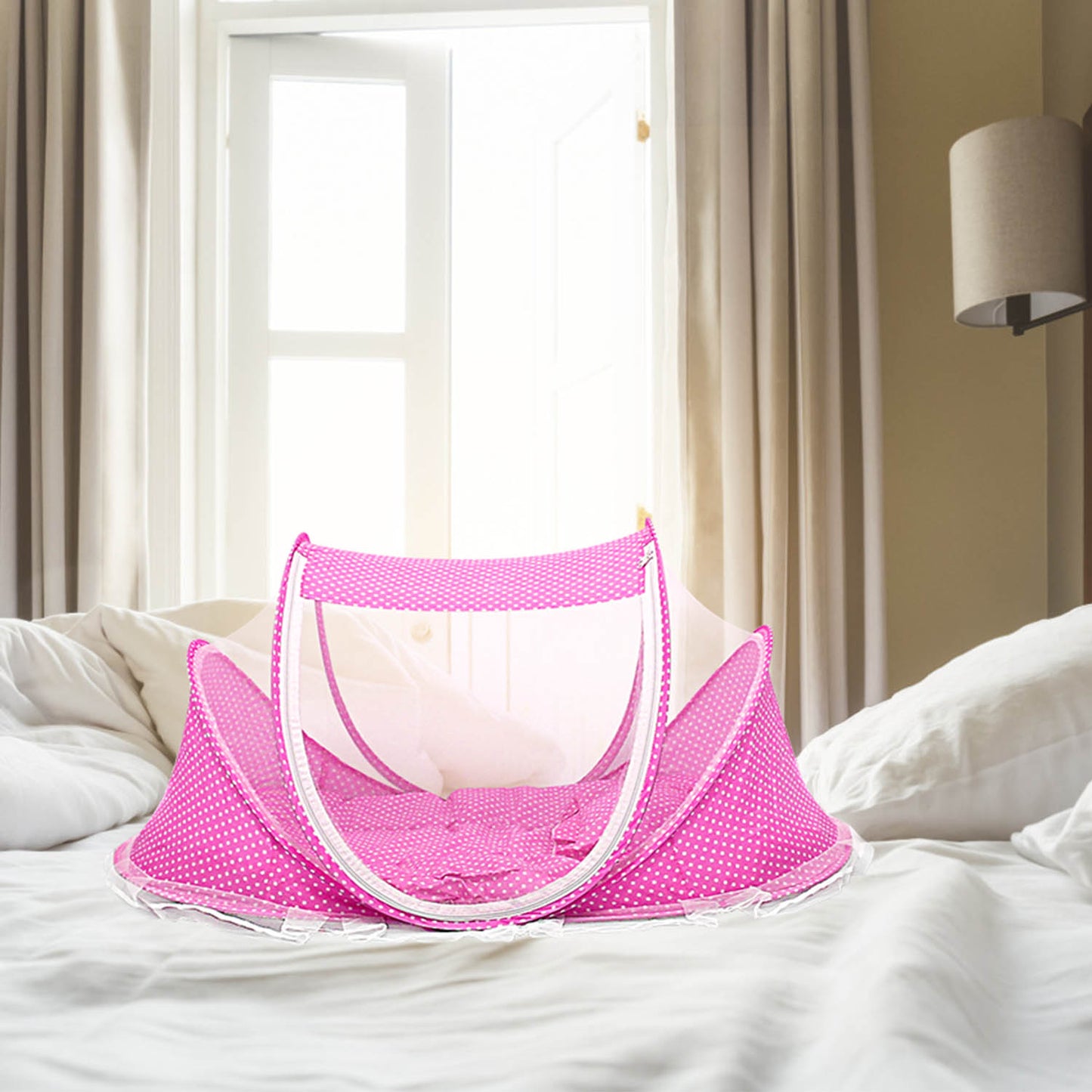 Foldable Baby Travel Bed Portable Infant Mosquito Net Tent