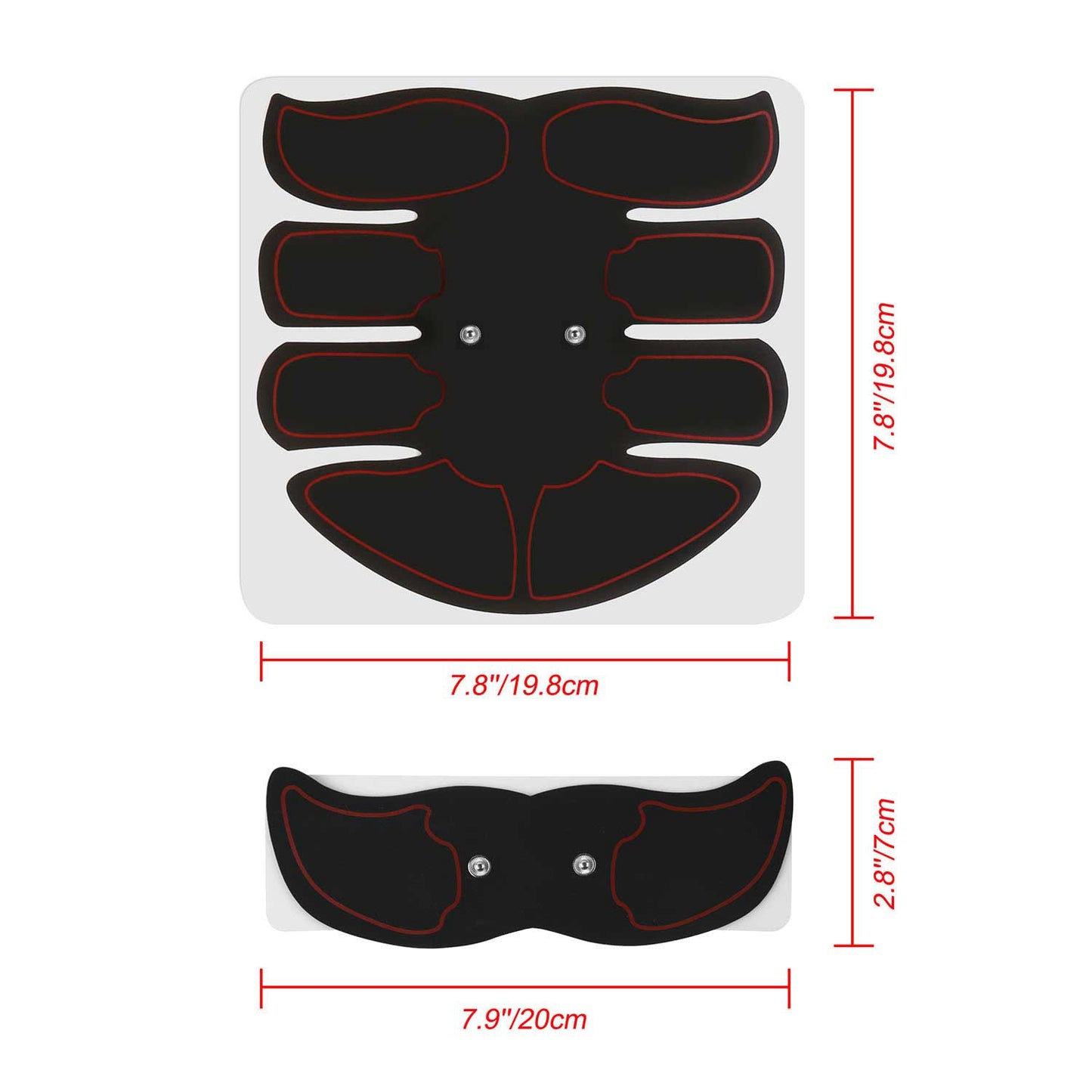 ABS Stimulator Muscle Toner EMS Abdominal Toning Belts Body Fitness Trainer