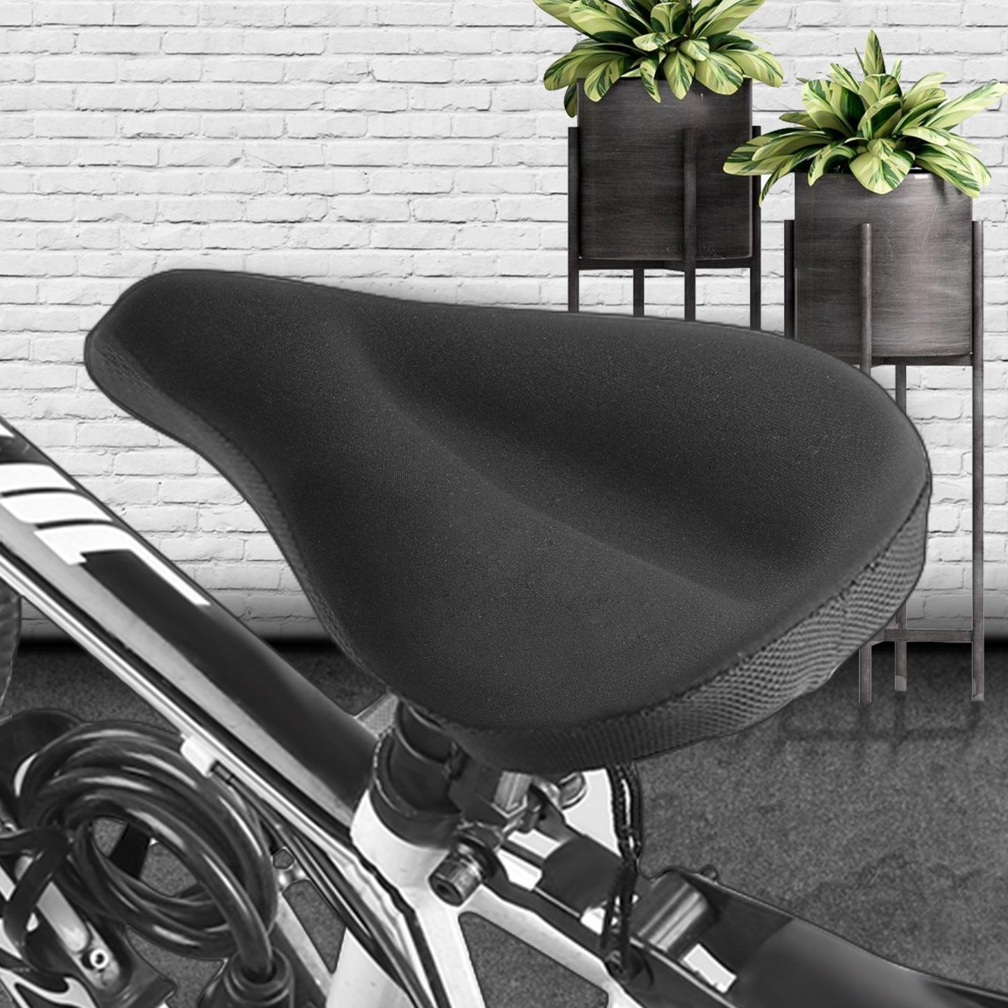 Bike Seat Cover Anti-Slip Comfortable Bicycle Padded Saddle Cover