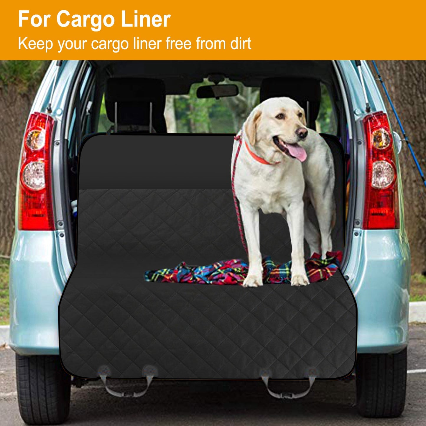Waterproof Dog Car Seat Cover Scratchproof Pet Hammock Protector Rear Seat