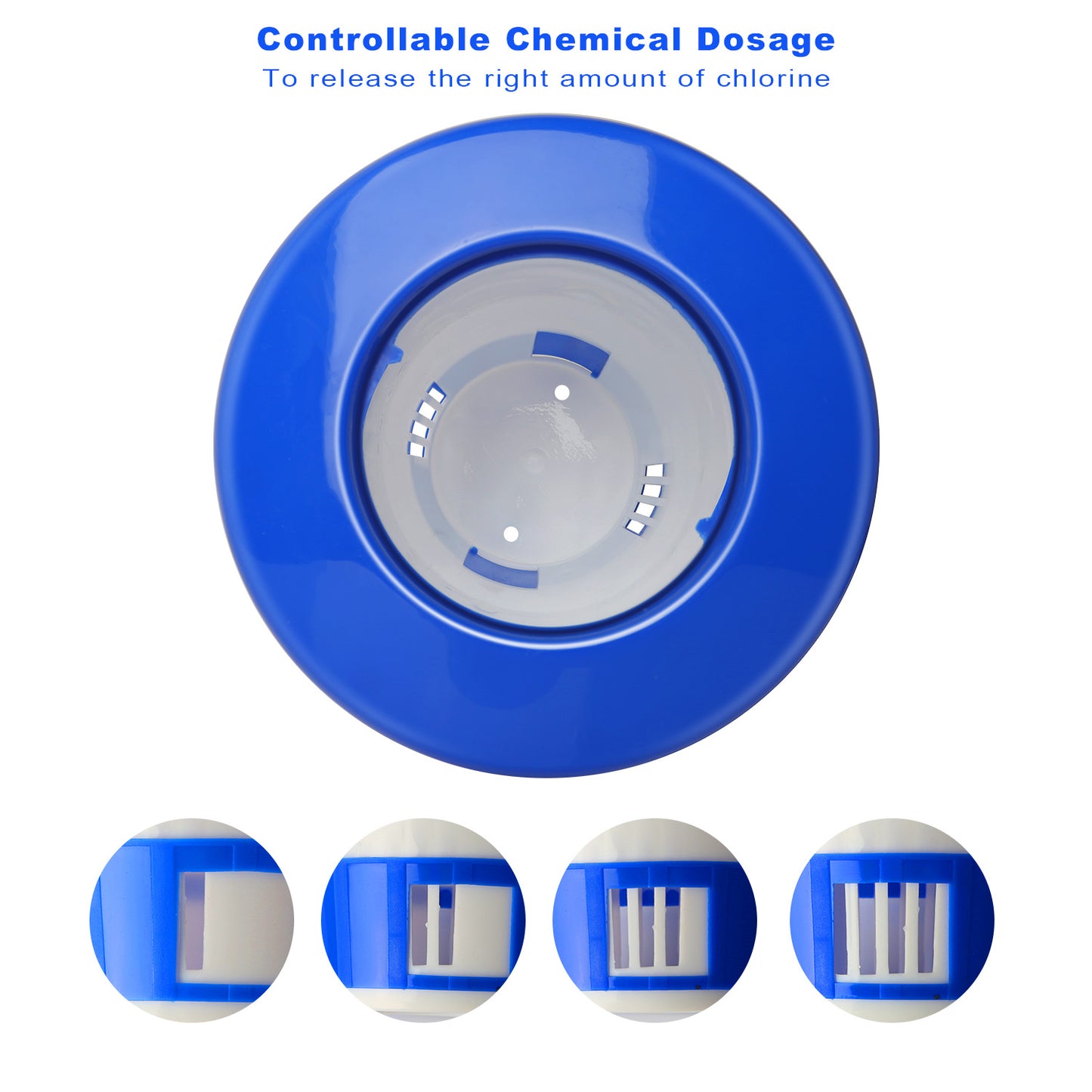 Floating Pool Chlorine Dispenser Chemical Holder Tablet Dispenser Floater