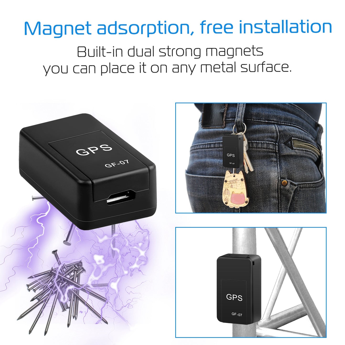 GPS Tracker Magnetic GSM GPRS GPS Tracker Anti-theft Car Kids Tracking Locator