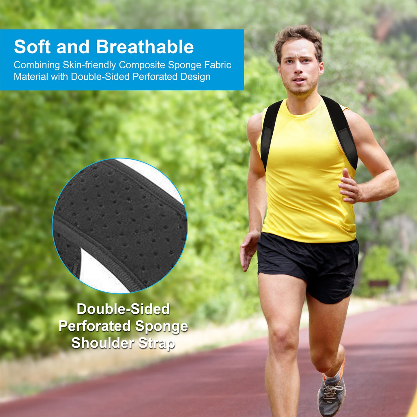 Back Posture Corrector Adjustable Upper Back Braces Clavicle Support