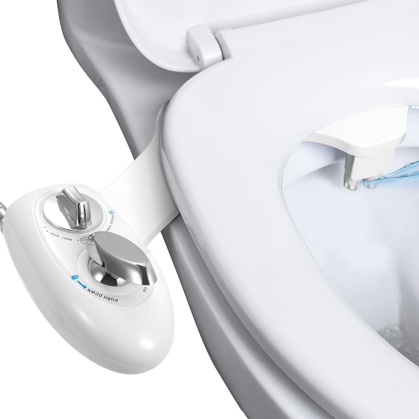 Cold Water Spray Bidet Self-Cleaning Dual Nozzle Bidet/Feminine Wash