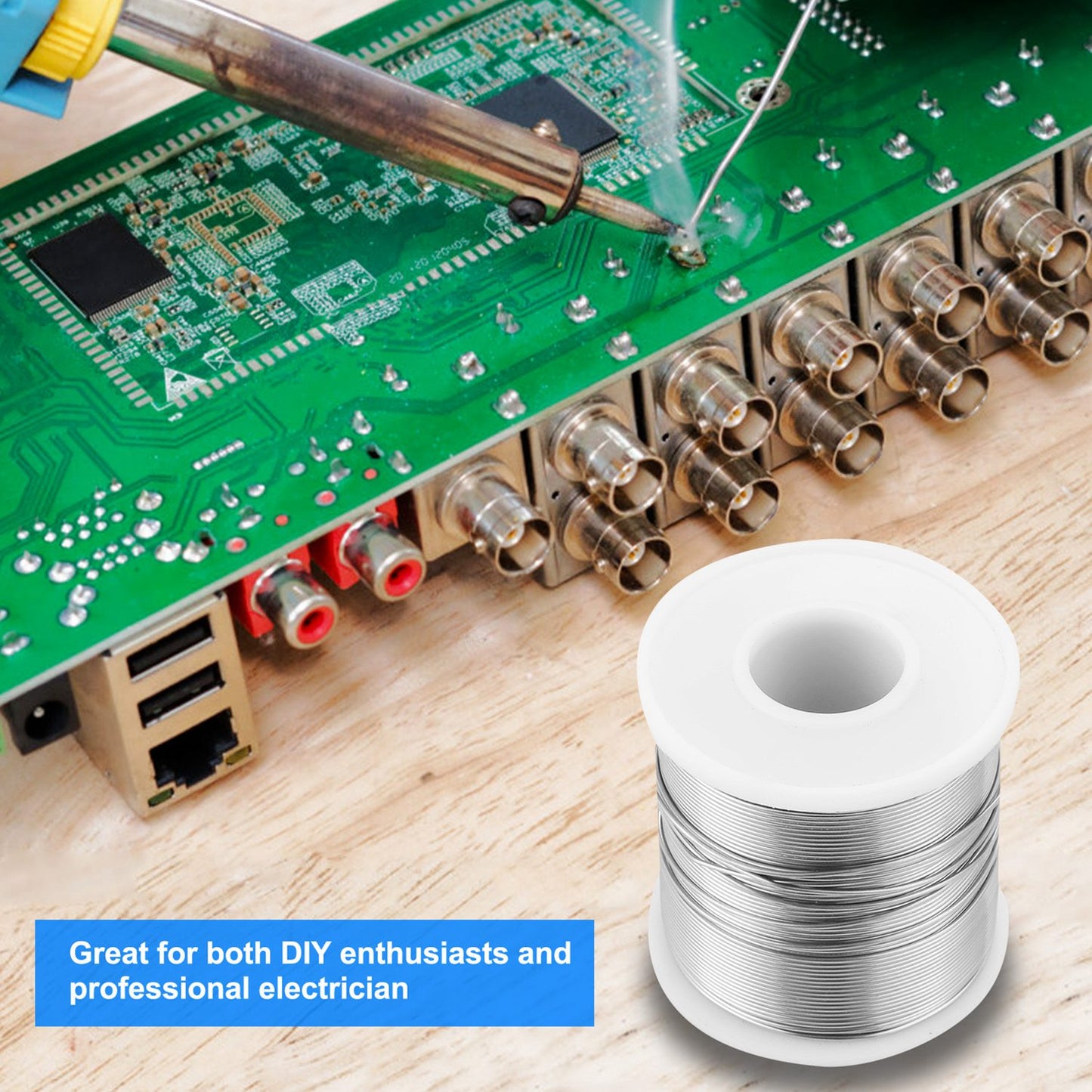 Soldering Wire 60/40 Tin Lead Rosin Core 0.031in /0.8mm 1.7% Flux