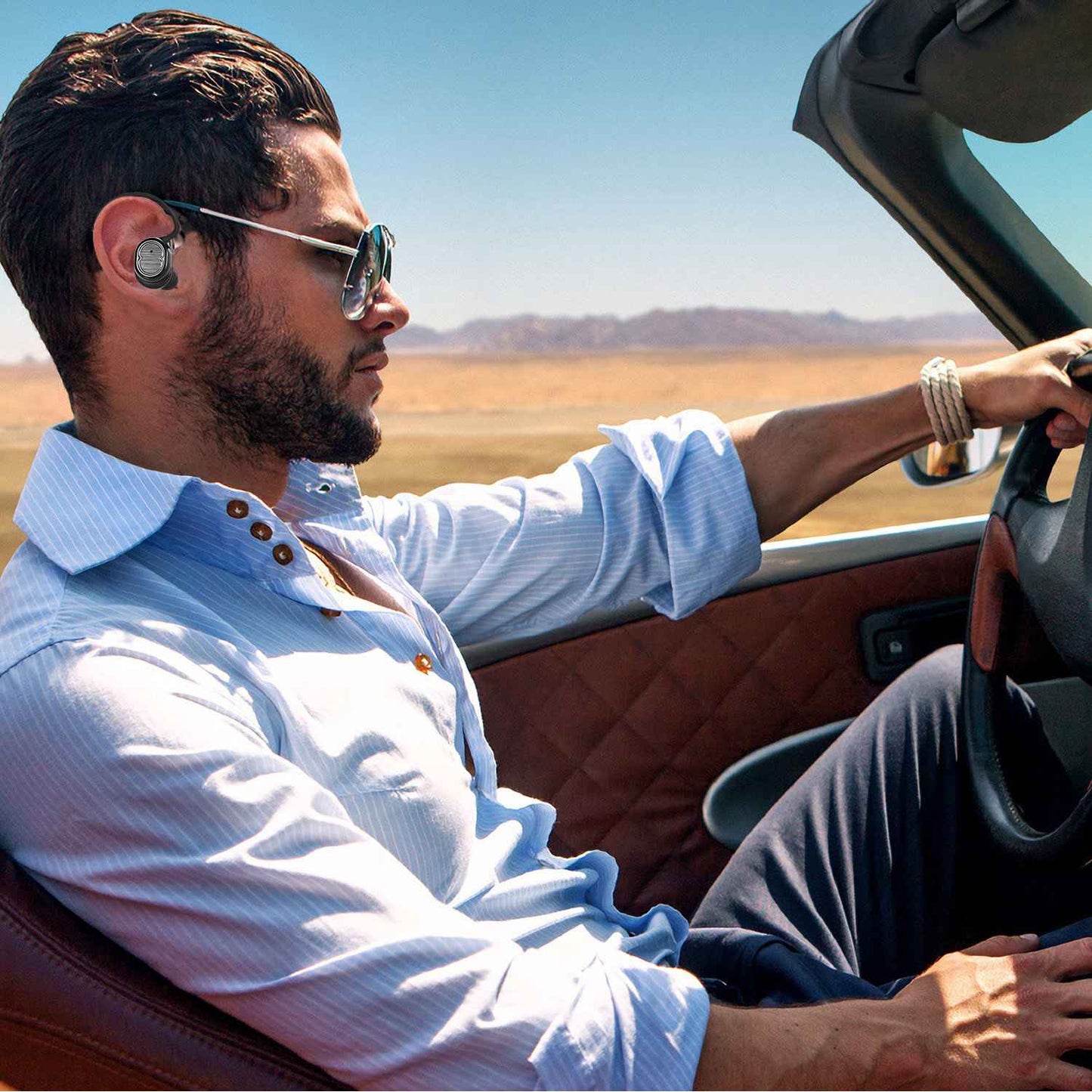 TWS Wireless 5.0 Earbuds IPX4 Touch In-Ear Stereo Earphone Noise Canceling Earpieces