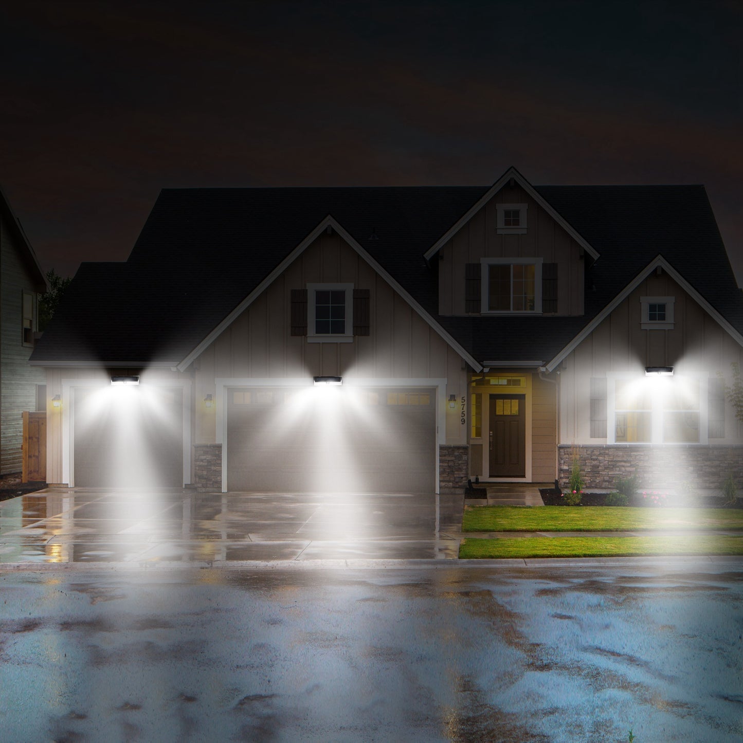 Solar Lights 118 LEDs Solar Wall Light Outdoor Motion Sensor Lamp