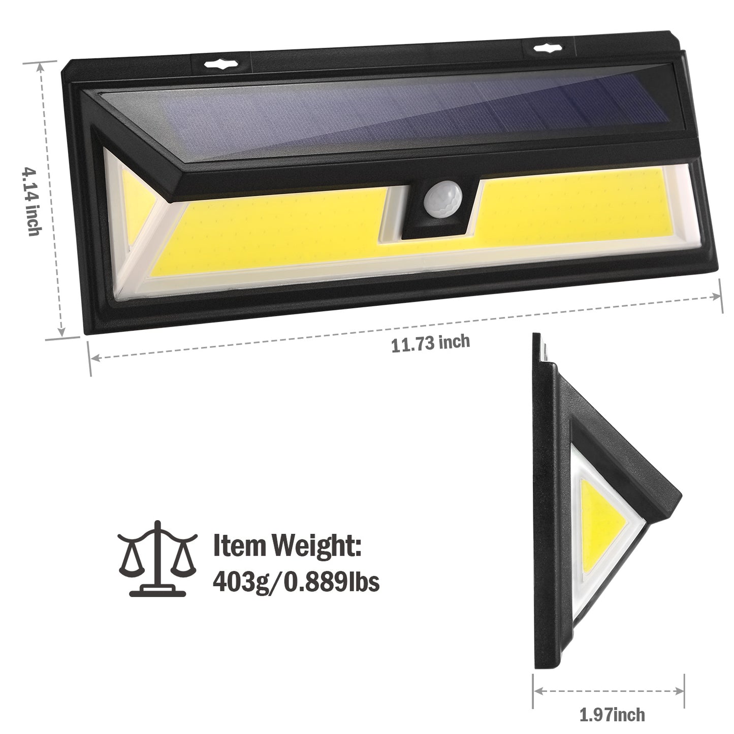 Solar Lights 180 LEDs Solar Wall Light Outdoor Motion Sensor Lamp