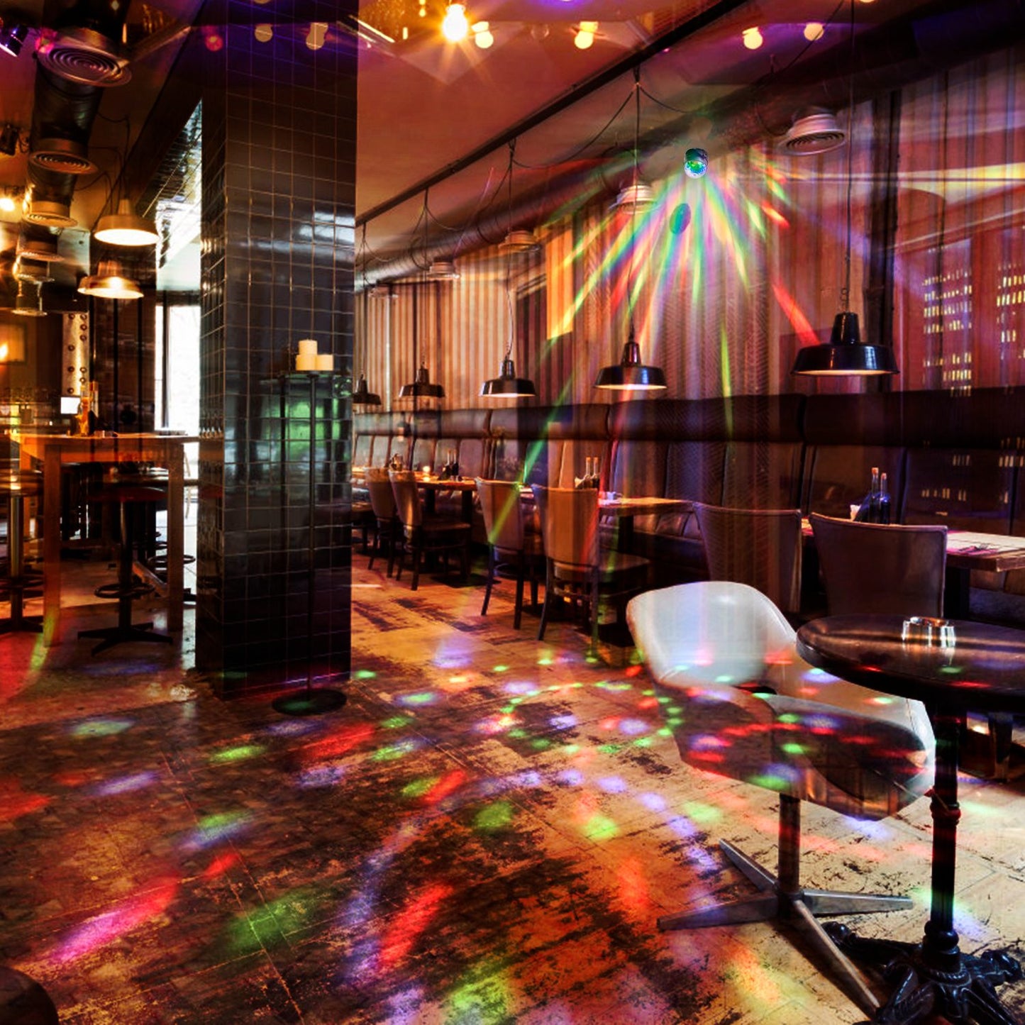 Sound Activated Party Lights DJ Lights Disco Ball Strobe Light Stage Lights