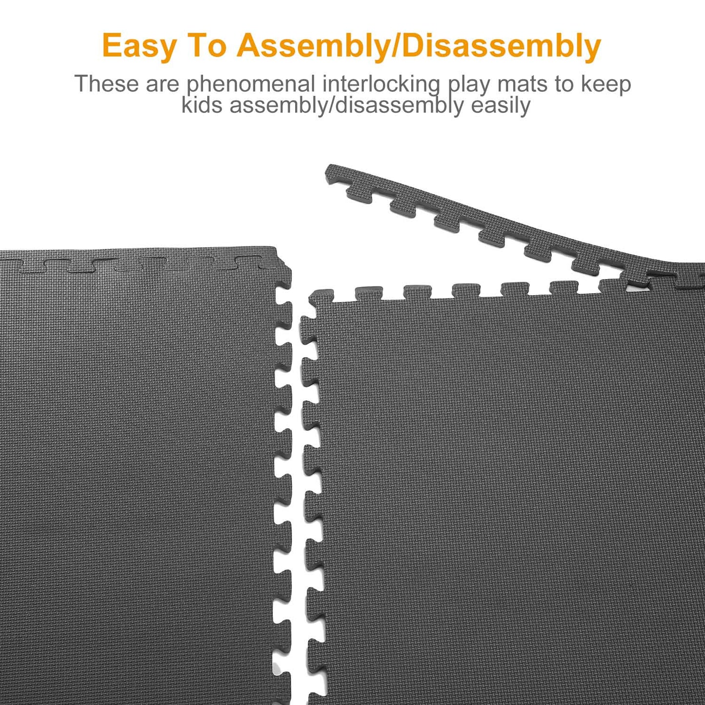 Puzzle Exercise Mat Foam Gym EVA Mat Interlocking Tiles Protective Flooring