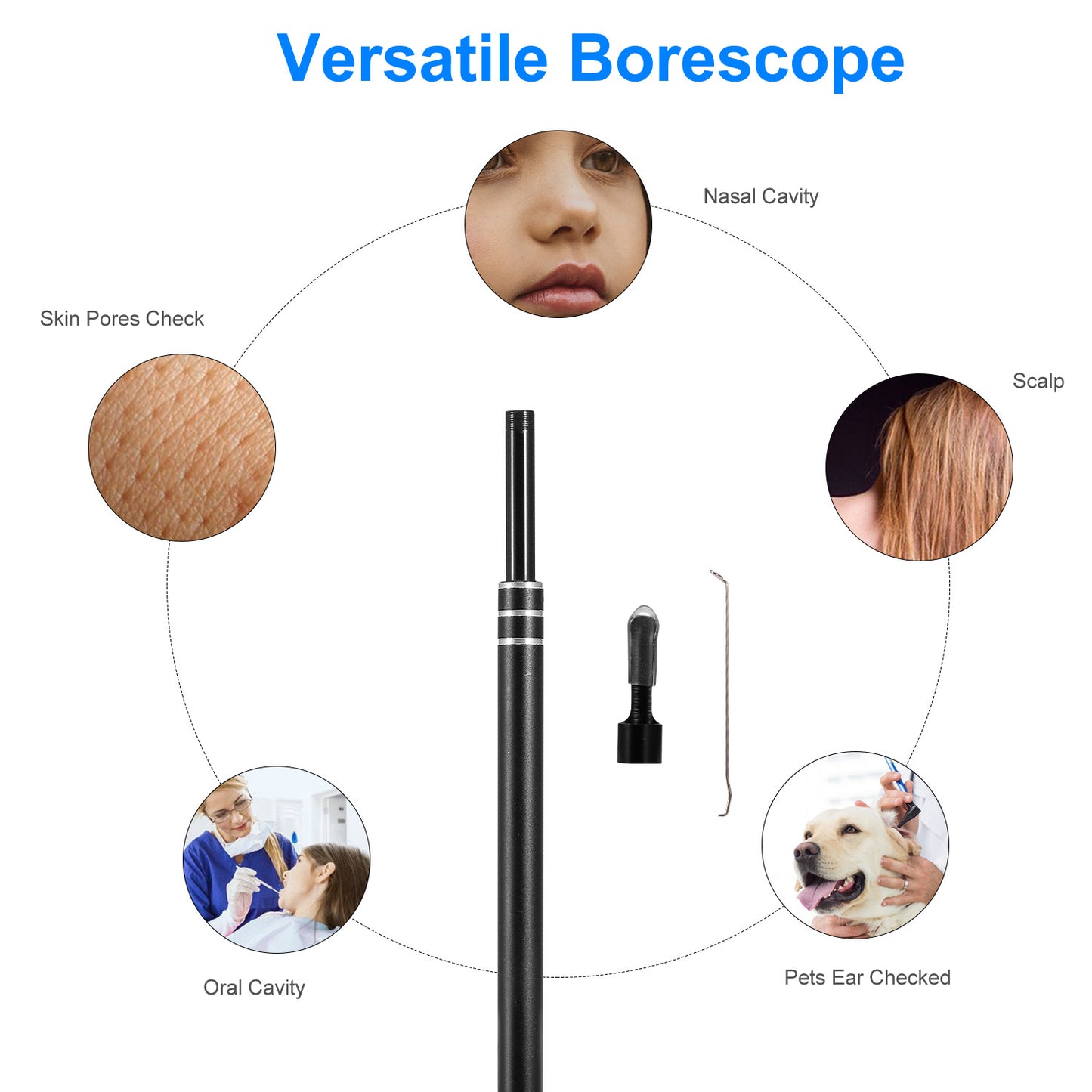 Ear Endoscope Otoscope Visual Earpick Ear Cleaning Camera Ear Wax