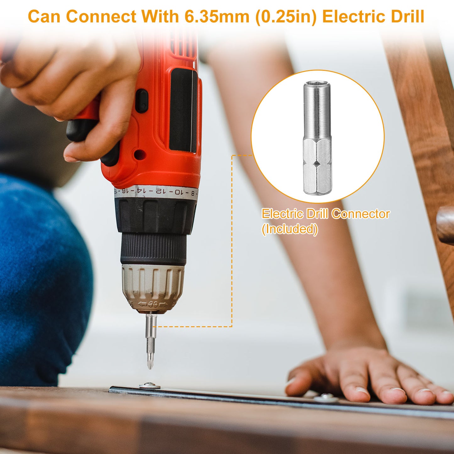 Precision Screwdriver Bits Set 59 in 1 with 56Pcs Magnetic Bits Flexible Shaft