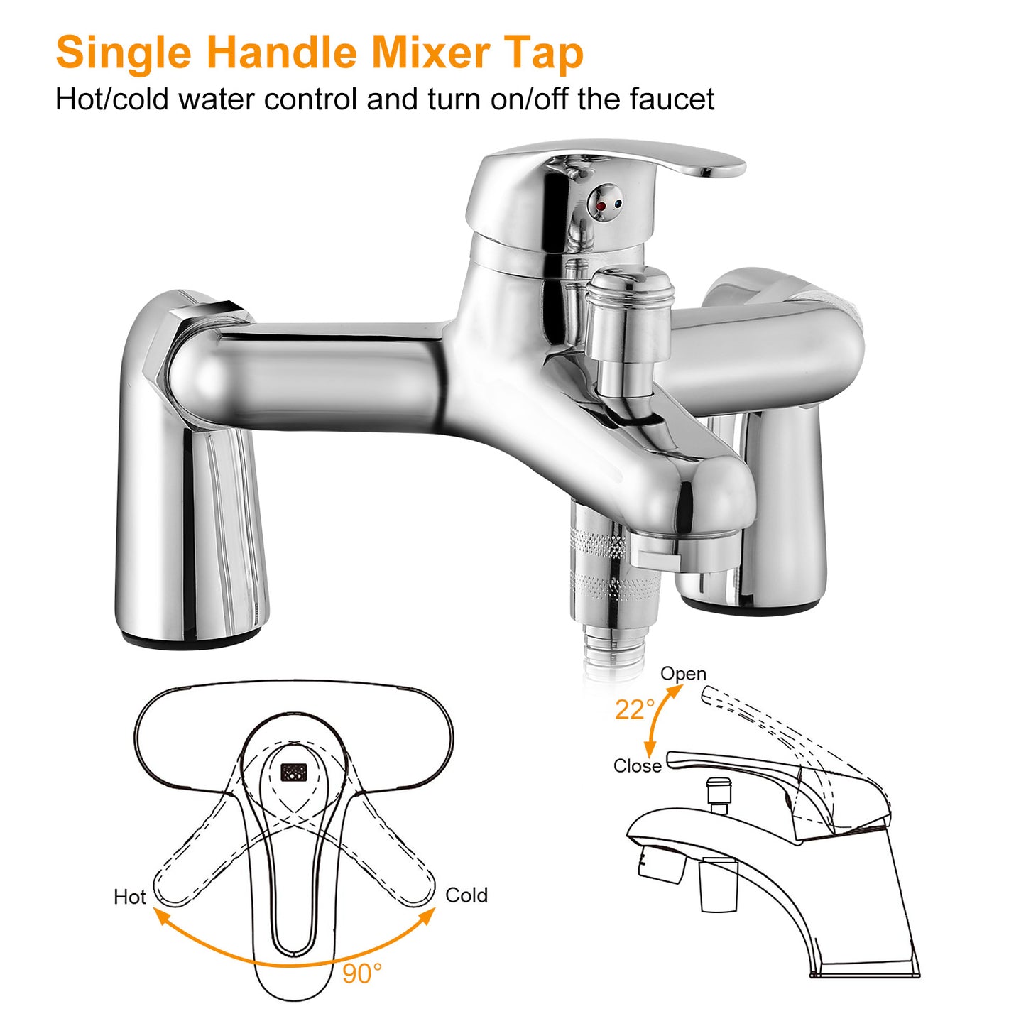 Bathroom Sink Faucet Mixer Tap with Handshower Sink Faucet