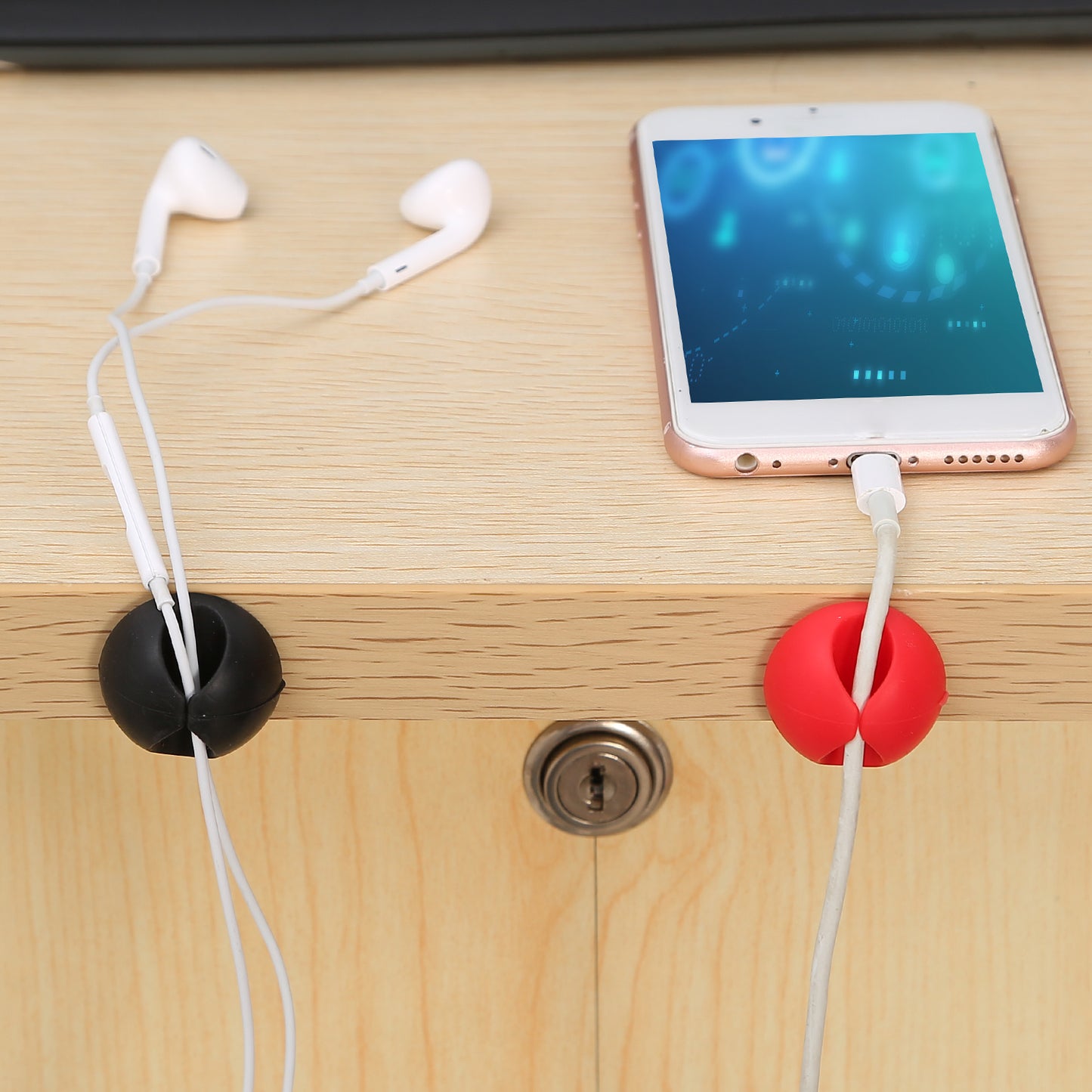 6 Packs Cable Clips Adhesive Wire Cord Clamps Holder Wire Organizers