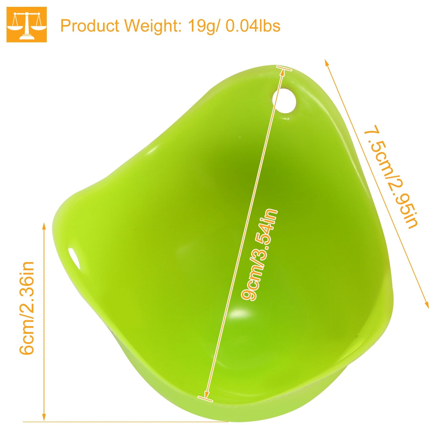 4 Pack Egg Poachers Silicone Egg Poaching Cups BPA Free Non-Stick Poached Egg Maker