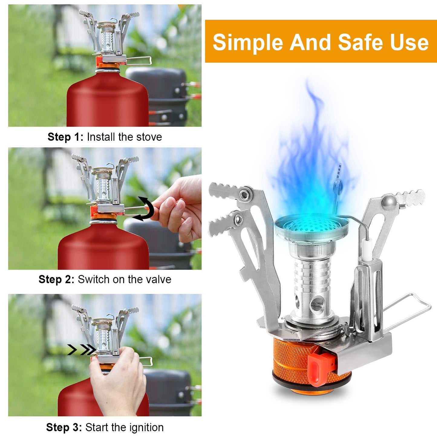 Ultralight Camping Stoves Portable Backpacking Hiking Stoves