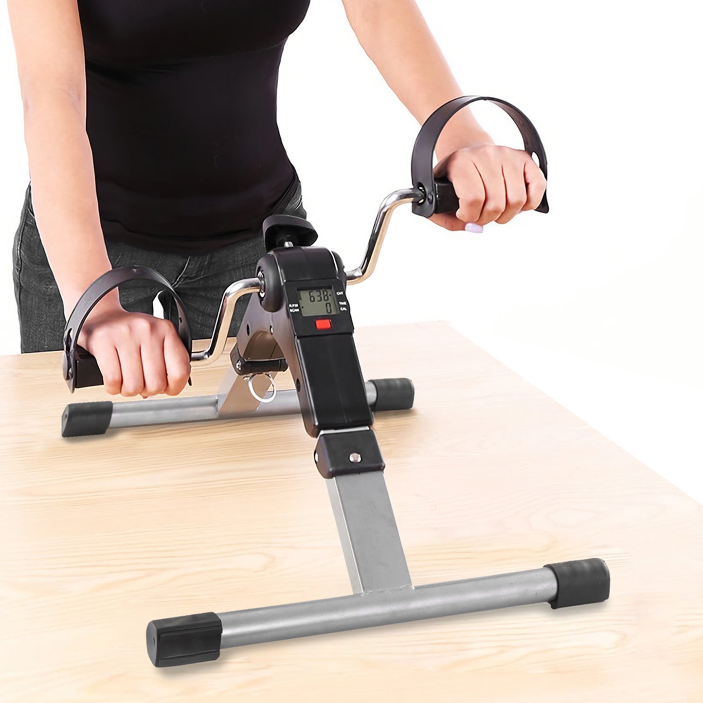 Foldable Exercise Bike Pedal Fitness Exerciser Cycle Bike